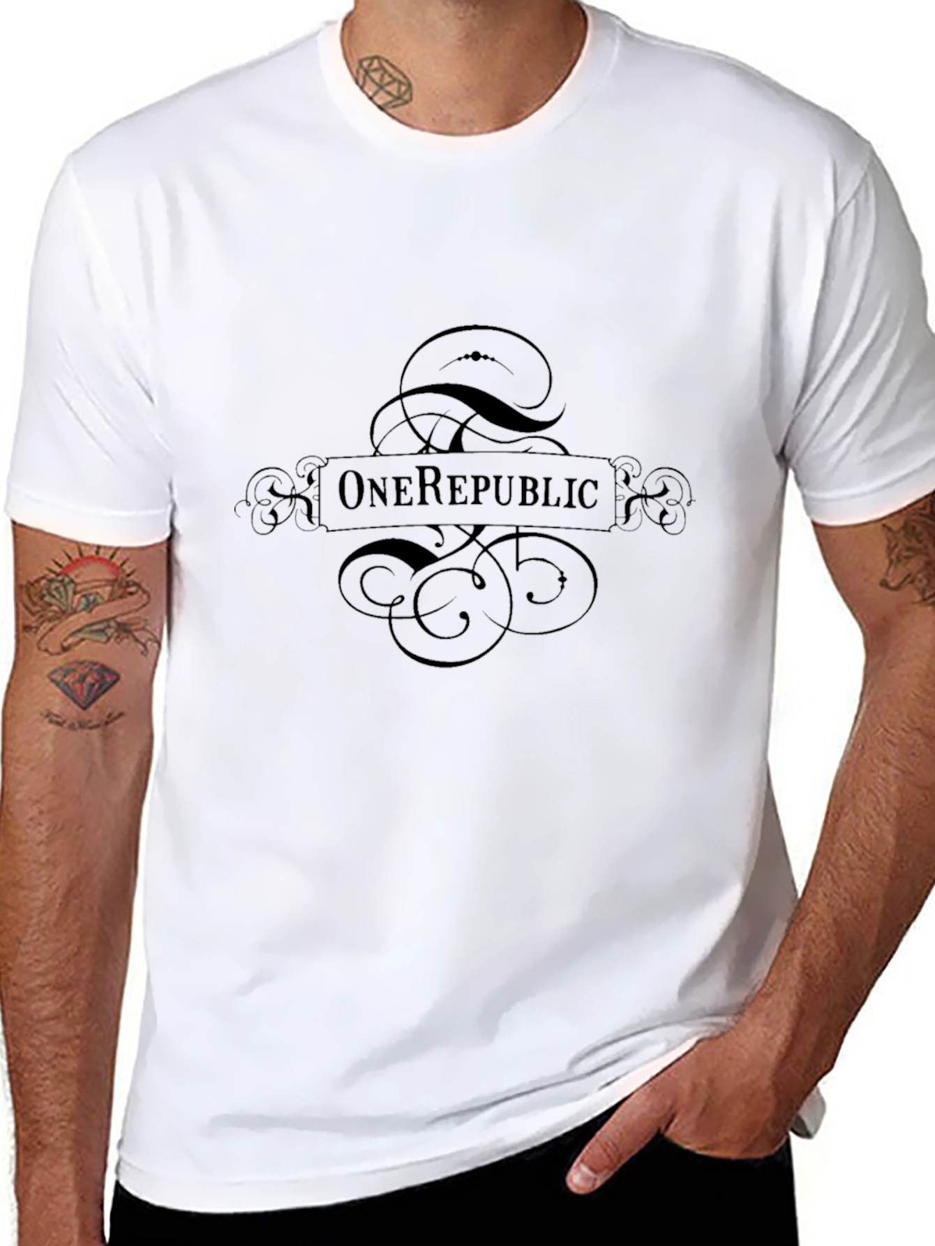 OneRepublic Graphic Tee - Mens Black T-Shirt
