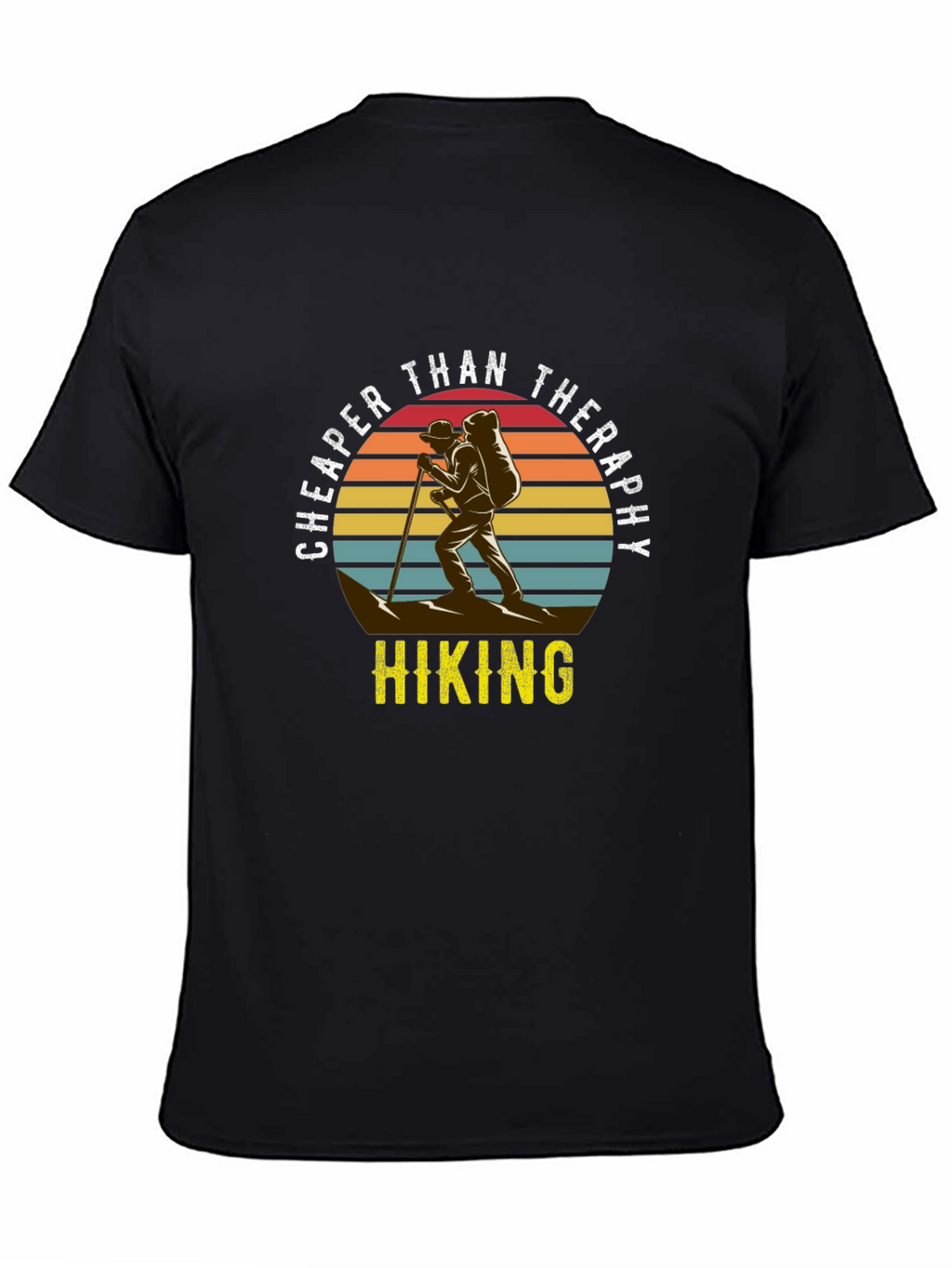 Cheaper Than Therapy Hiking Graphic T-Shirt
