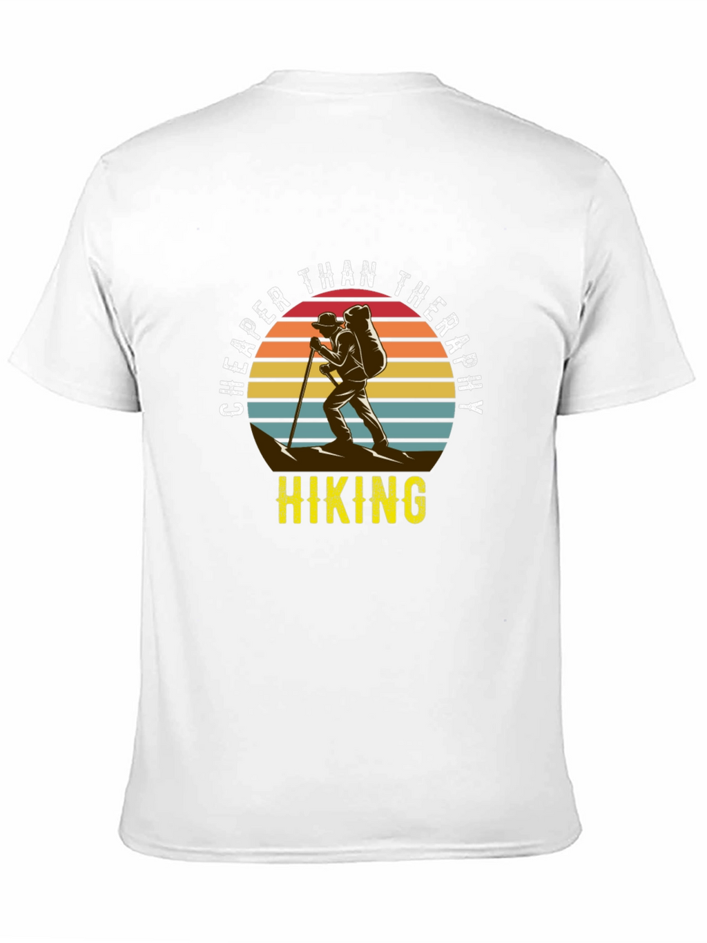 Cheaper Than Therapy Hiking Graphic T-Shirt