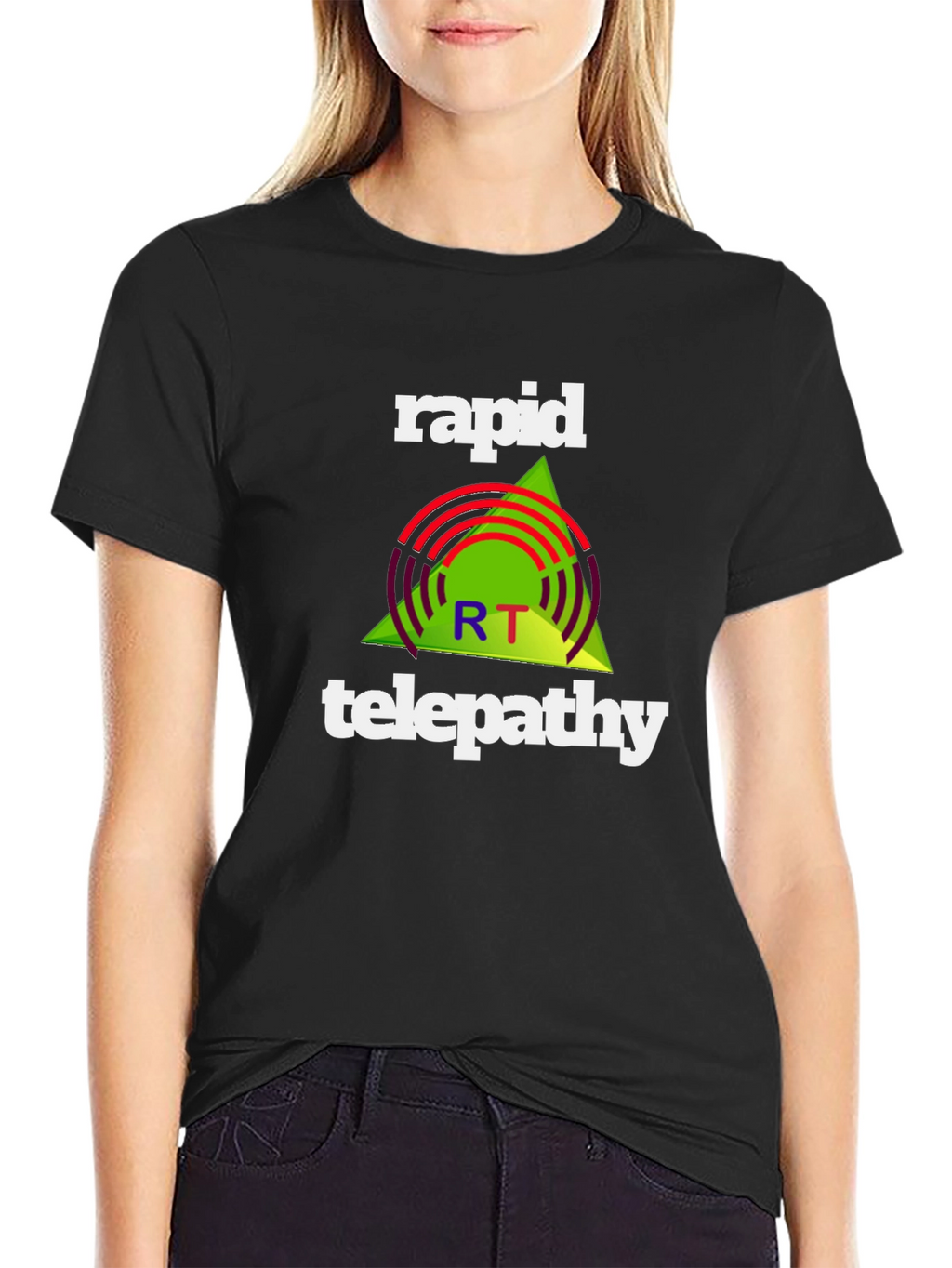 Rapid Telepathy Graphic Tee - Black