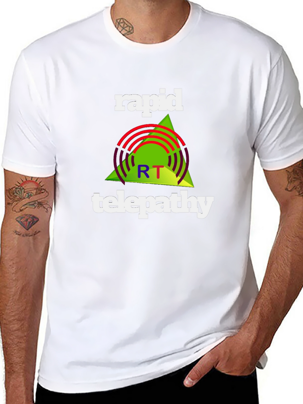 Rapid Telepathy Graphic Tee - Black