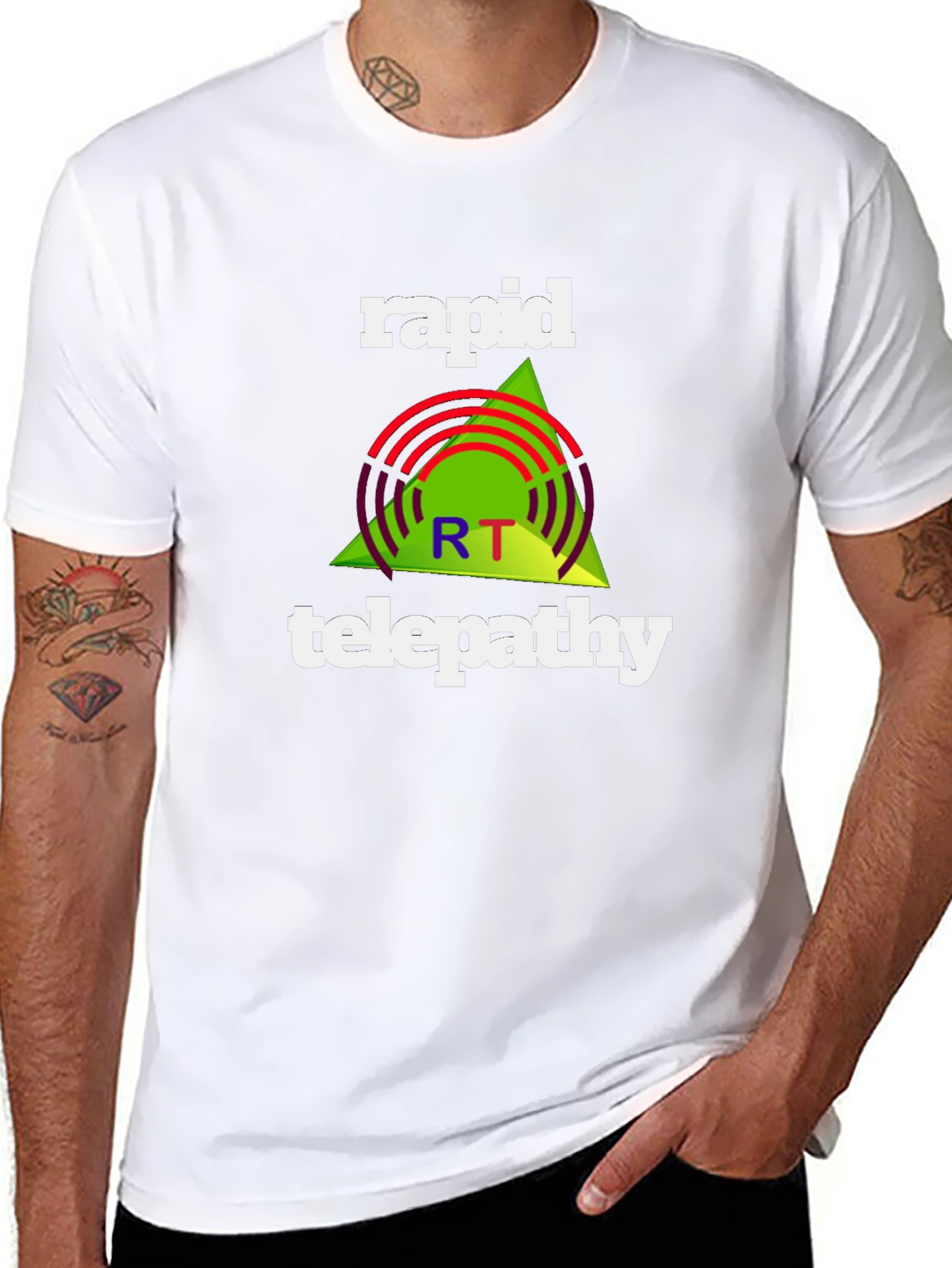 Rapid Telepathy Graphic Tee - Black