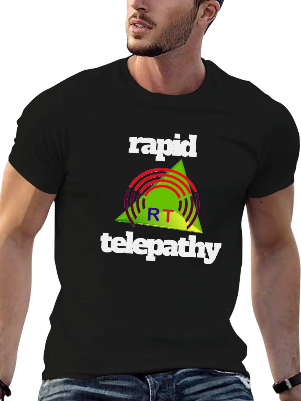 Rapid Telepathy Graphic Tee - Black