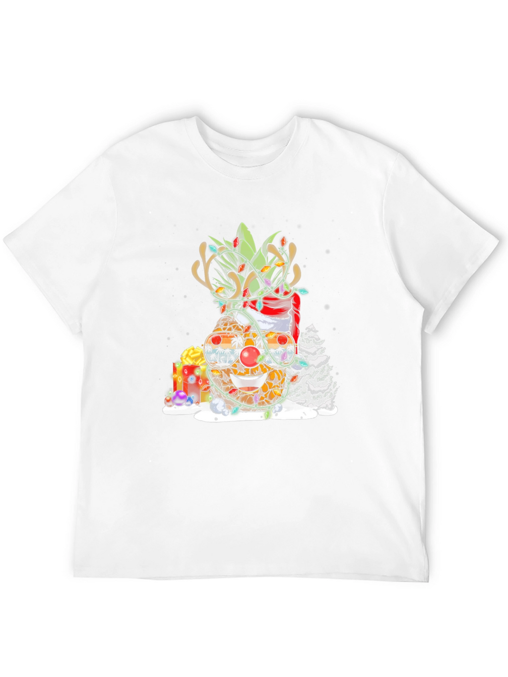 Festive Pineapple Christmas T-Shirt