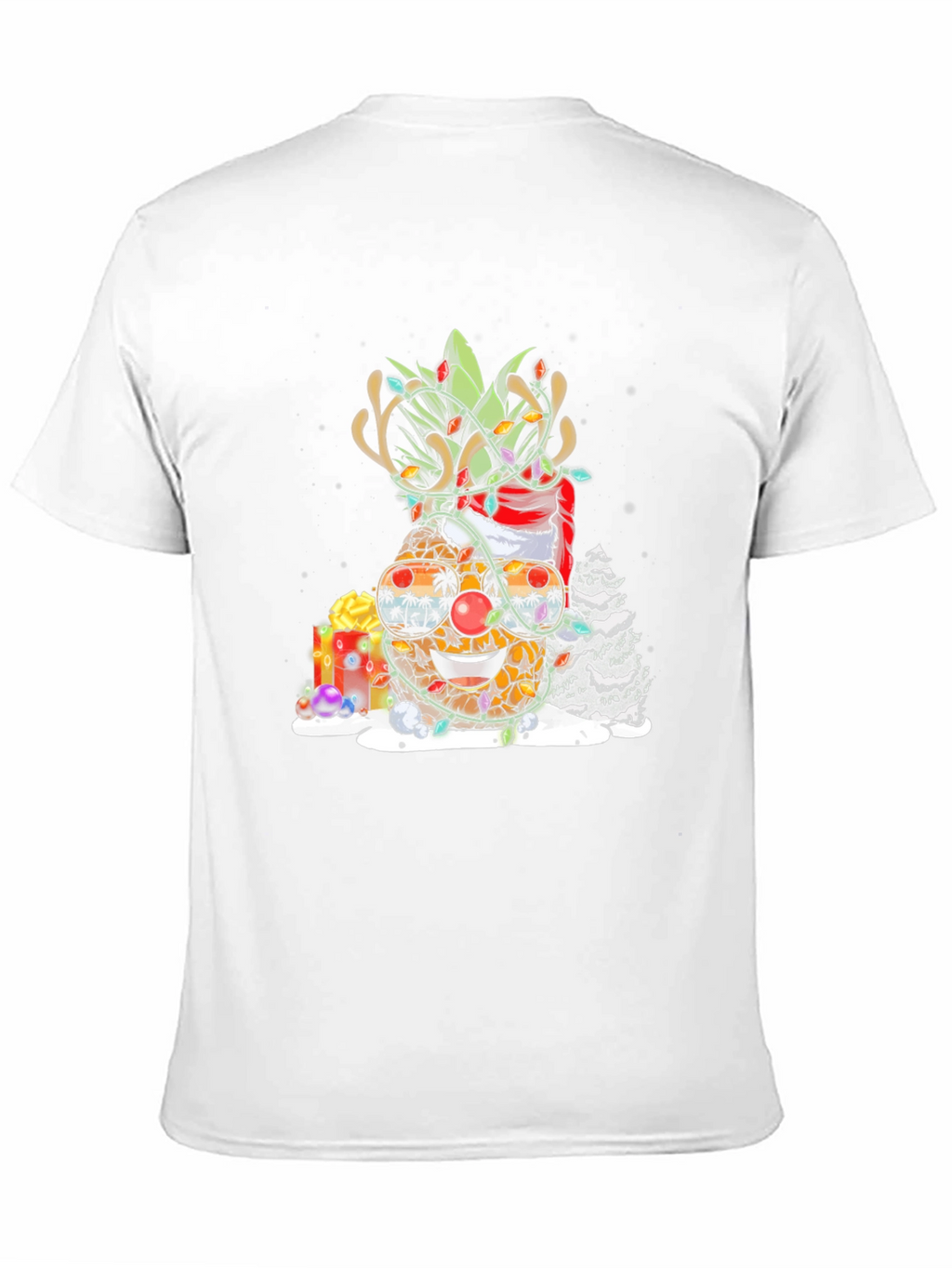Festive Pineapple Christmas T-Shirt