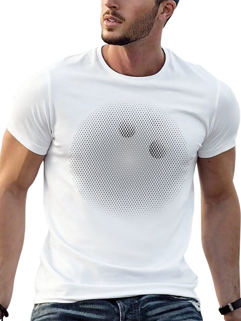 Bowling Ball Graphic T-Shirt - Novelty Print Tee