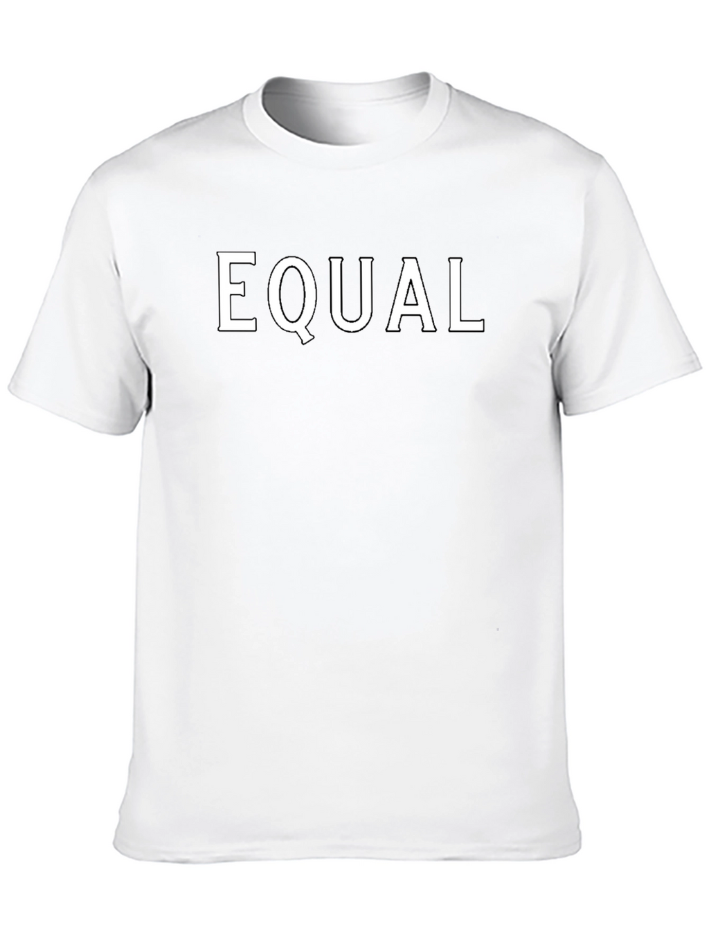 Equal Rights Graphic Tee - Black Crew Neck T-Shirt