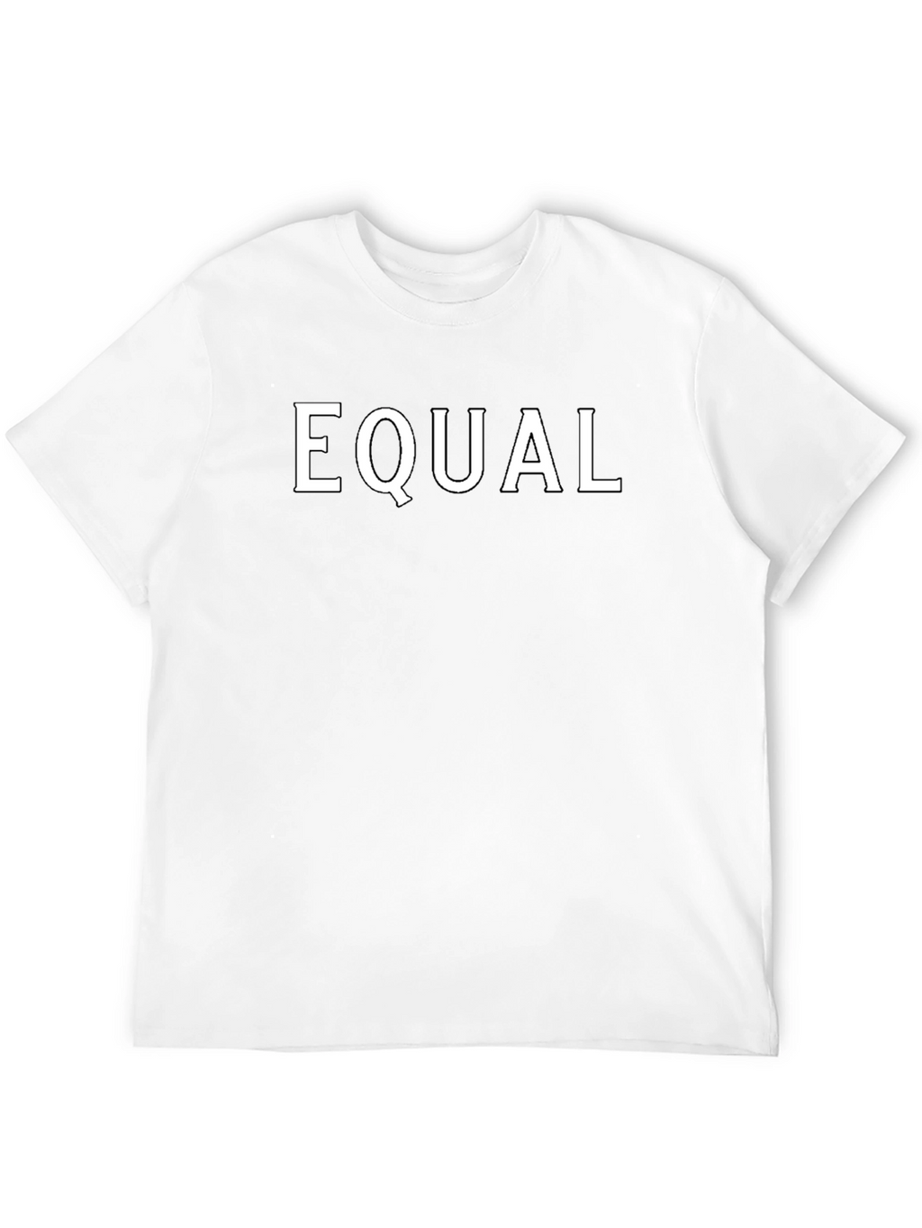 Equal Rights Graphic Tee - Black Crew Neck T-Shirt