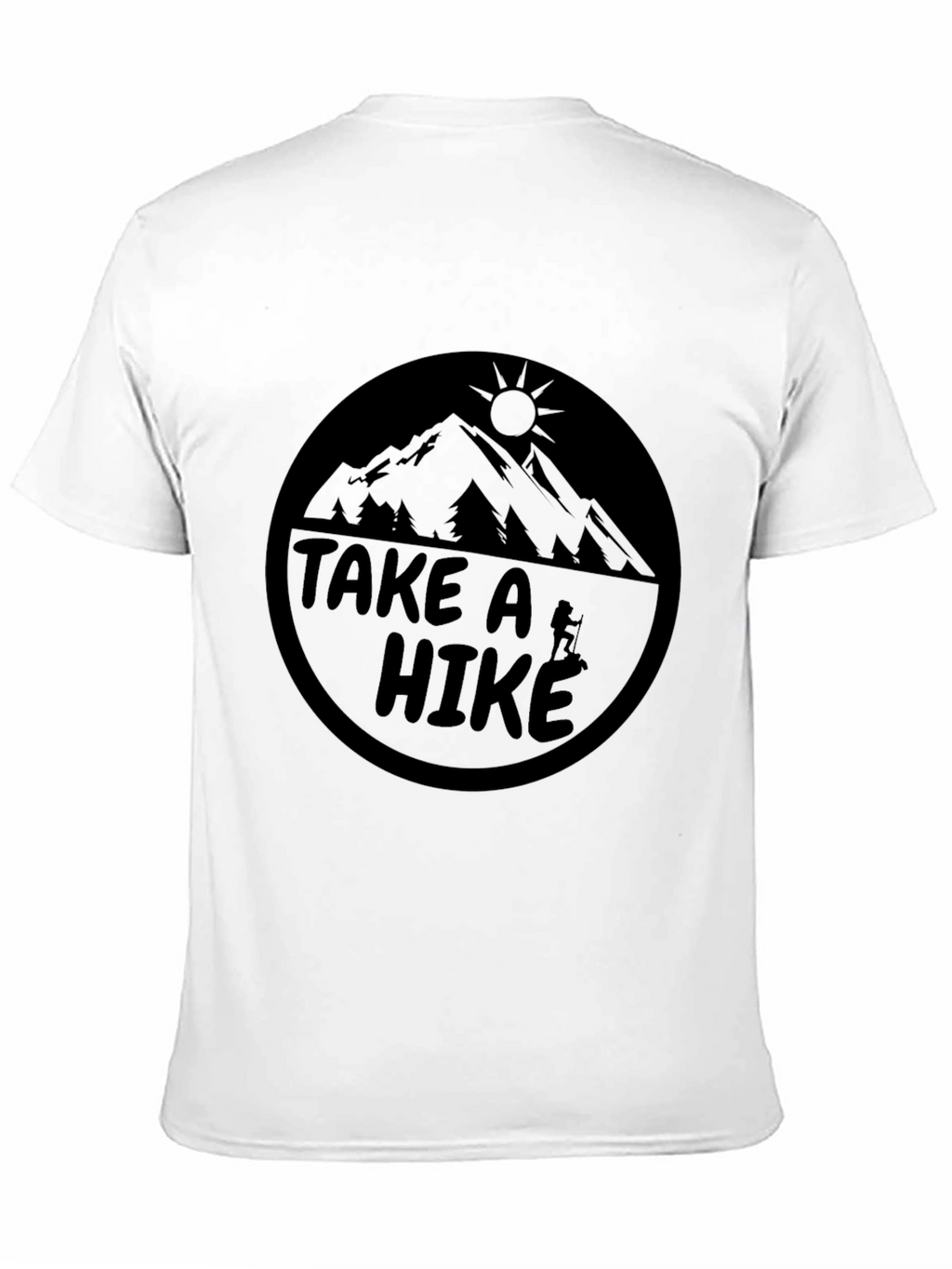 Take A Hike Graphic T-Shirt - Black Mountain Tee