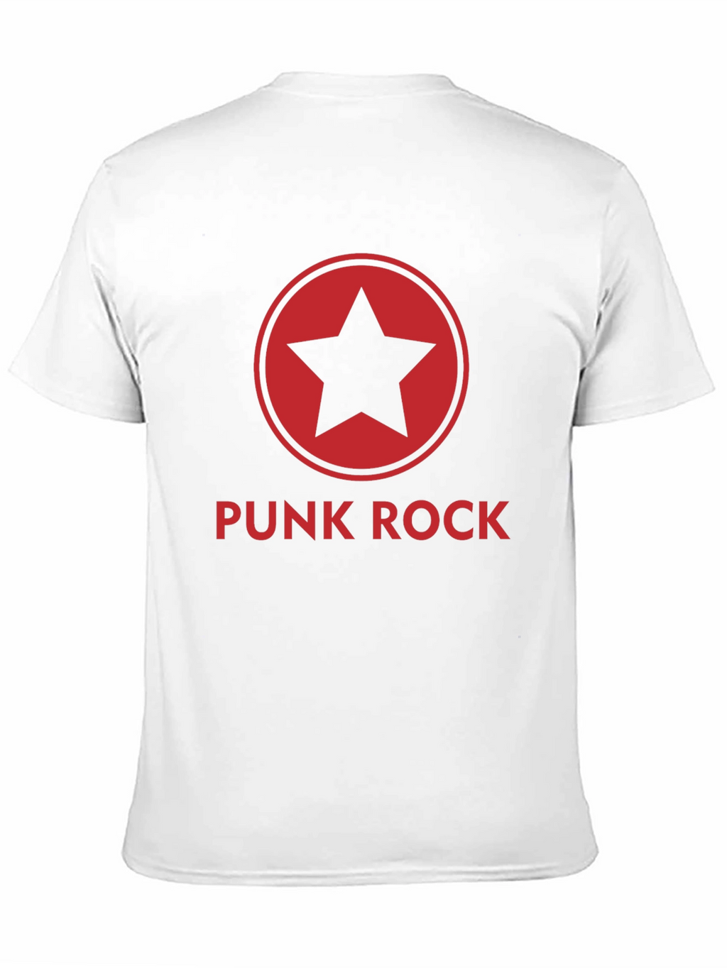 Punk Rock Star Graphic Tee - Black