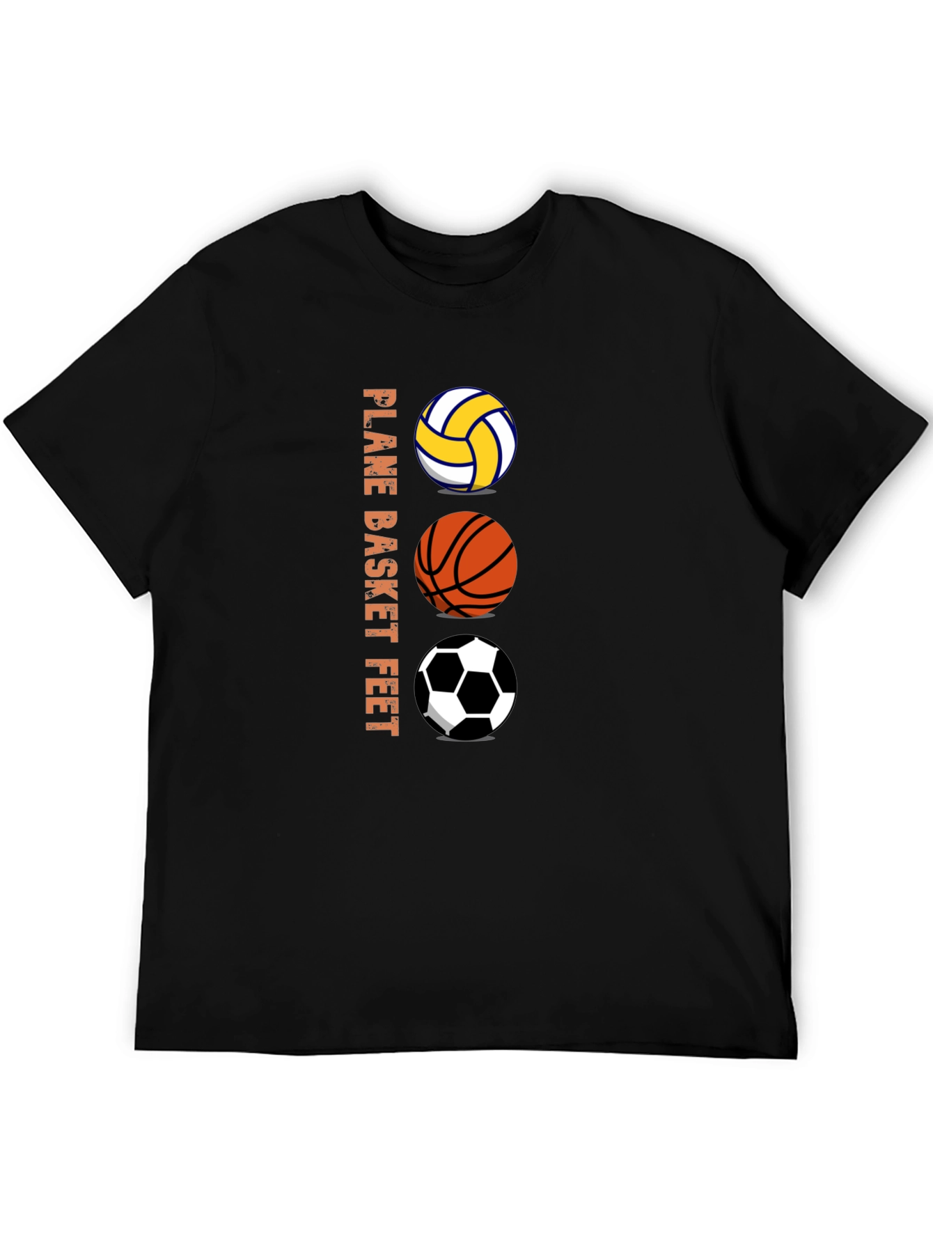 Sports Ball T-Shirt - Volleyball Basketball Soccer
