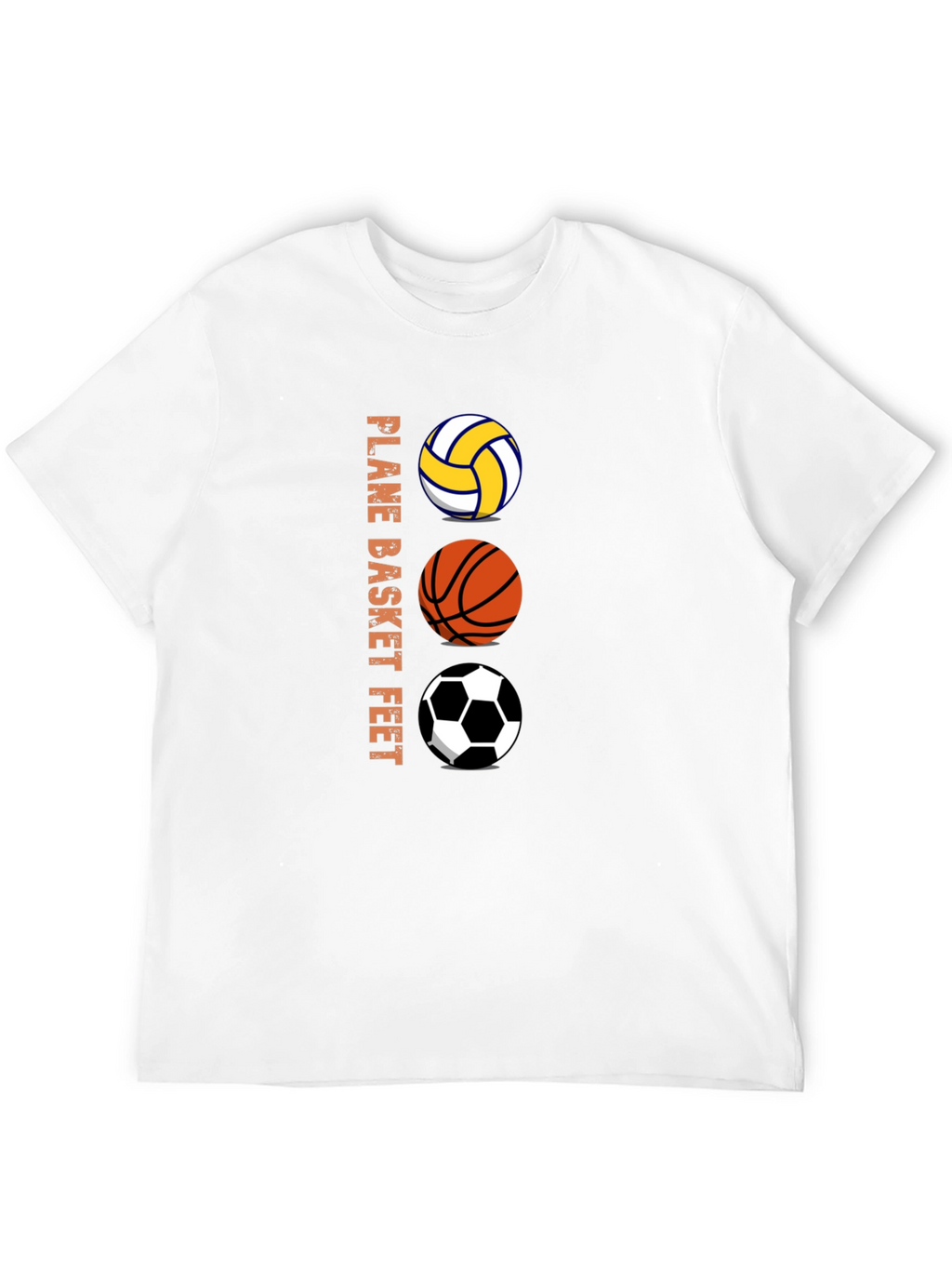 Sports Ball T-Shirt - Volleyball Basketball Soccer