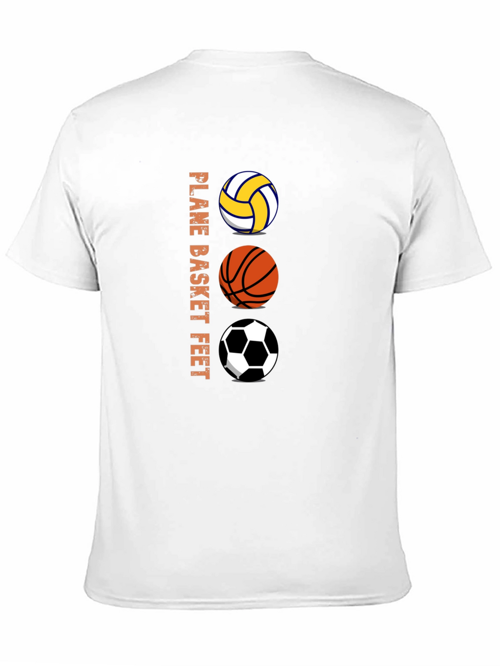 Sports Ball T-Shirt - Volleyball Basketball Soccer