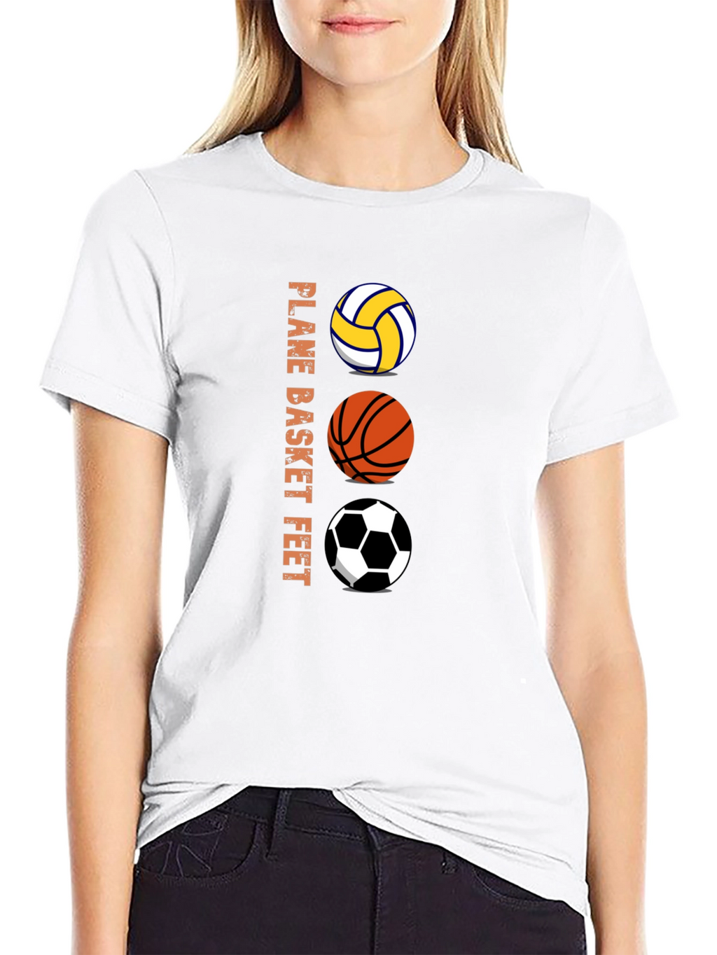 Sports Ball T-Shirt - Volleyball Basketball Soccer