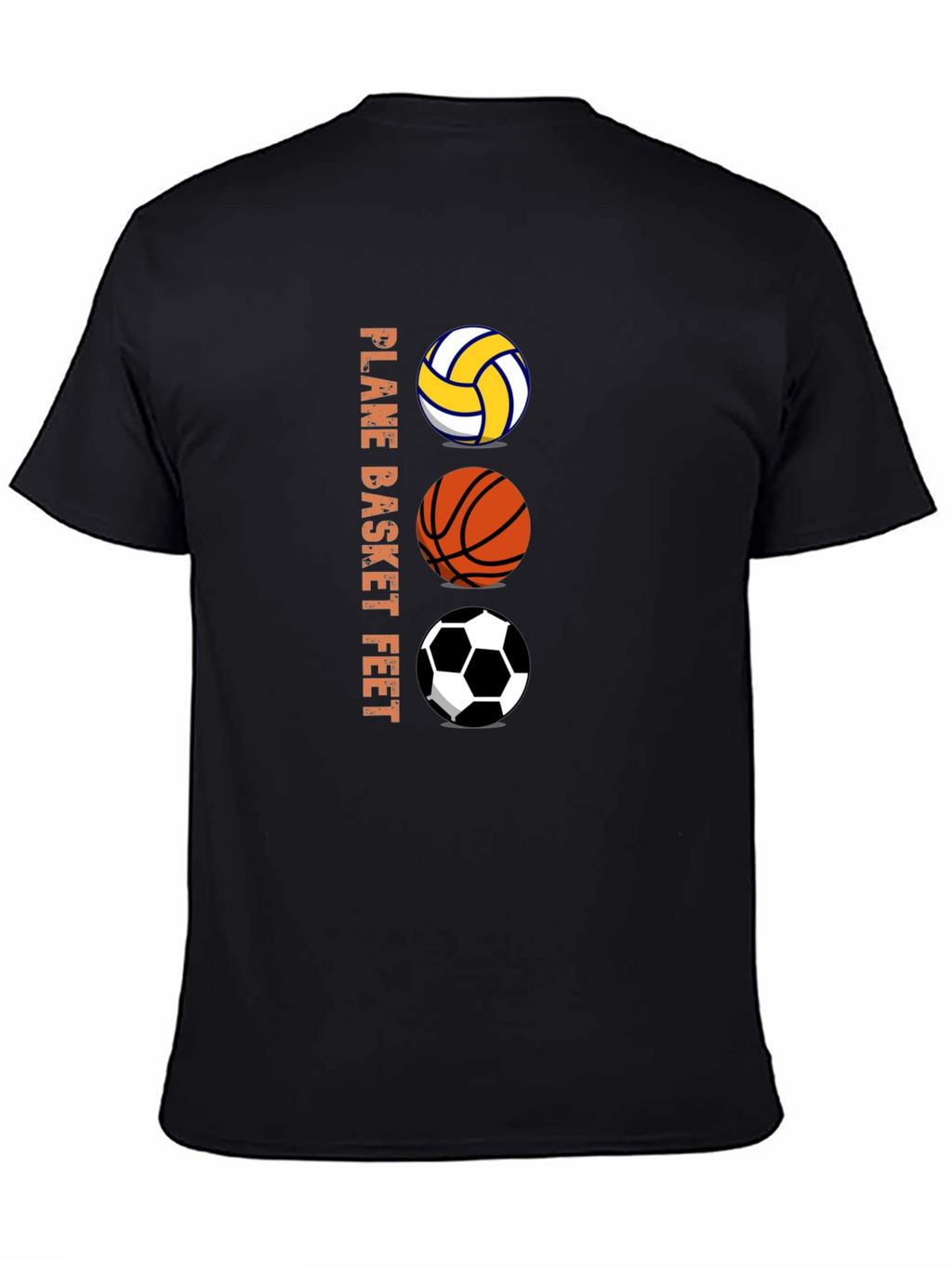 Sports Ball T-Shirt - Volleyball Basketball Soccer