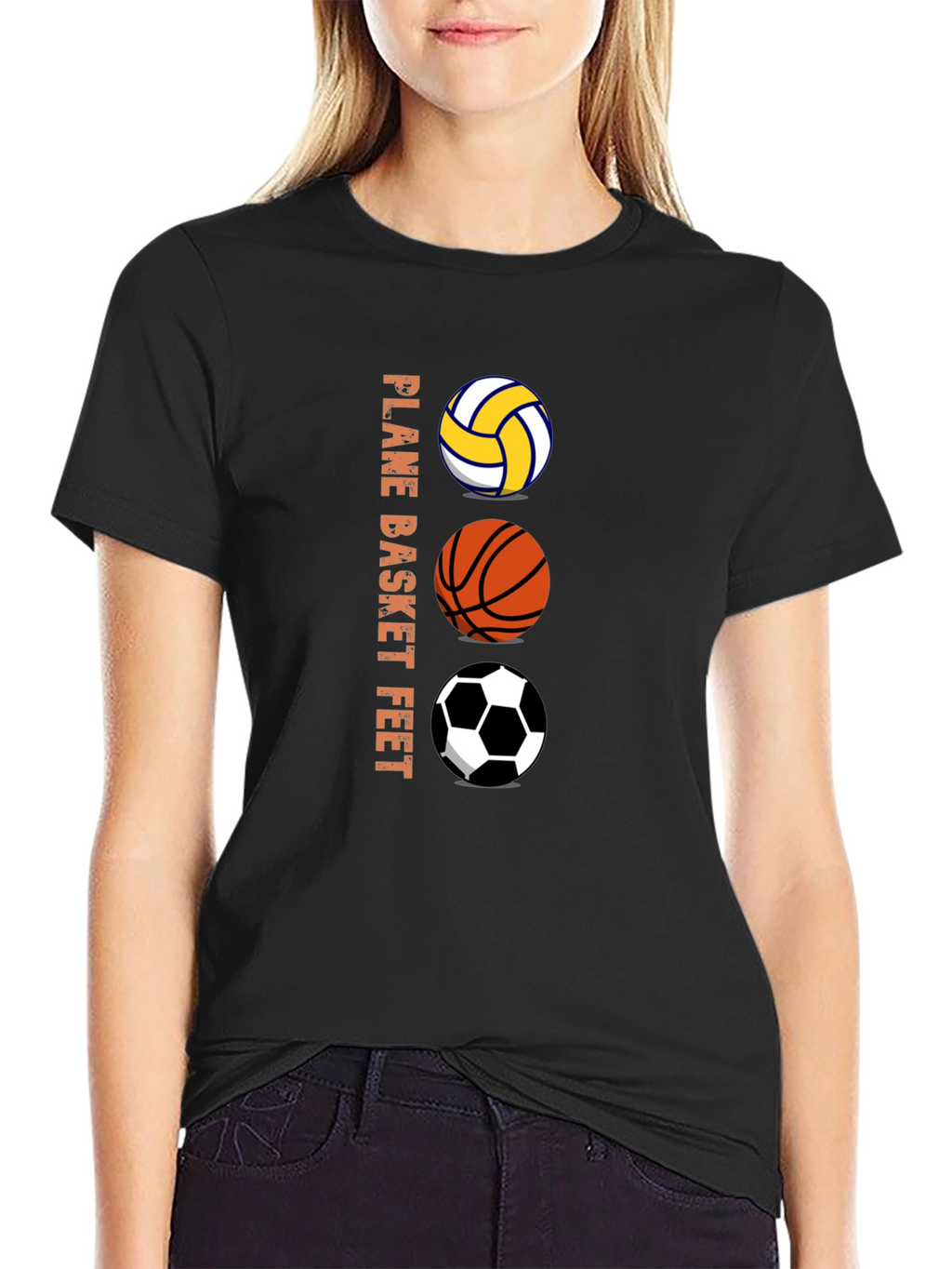 Sports Ball T-Shirt - Volleyball Basketball Soccer