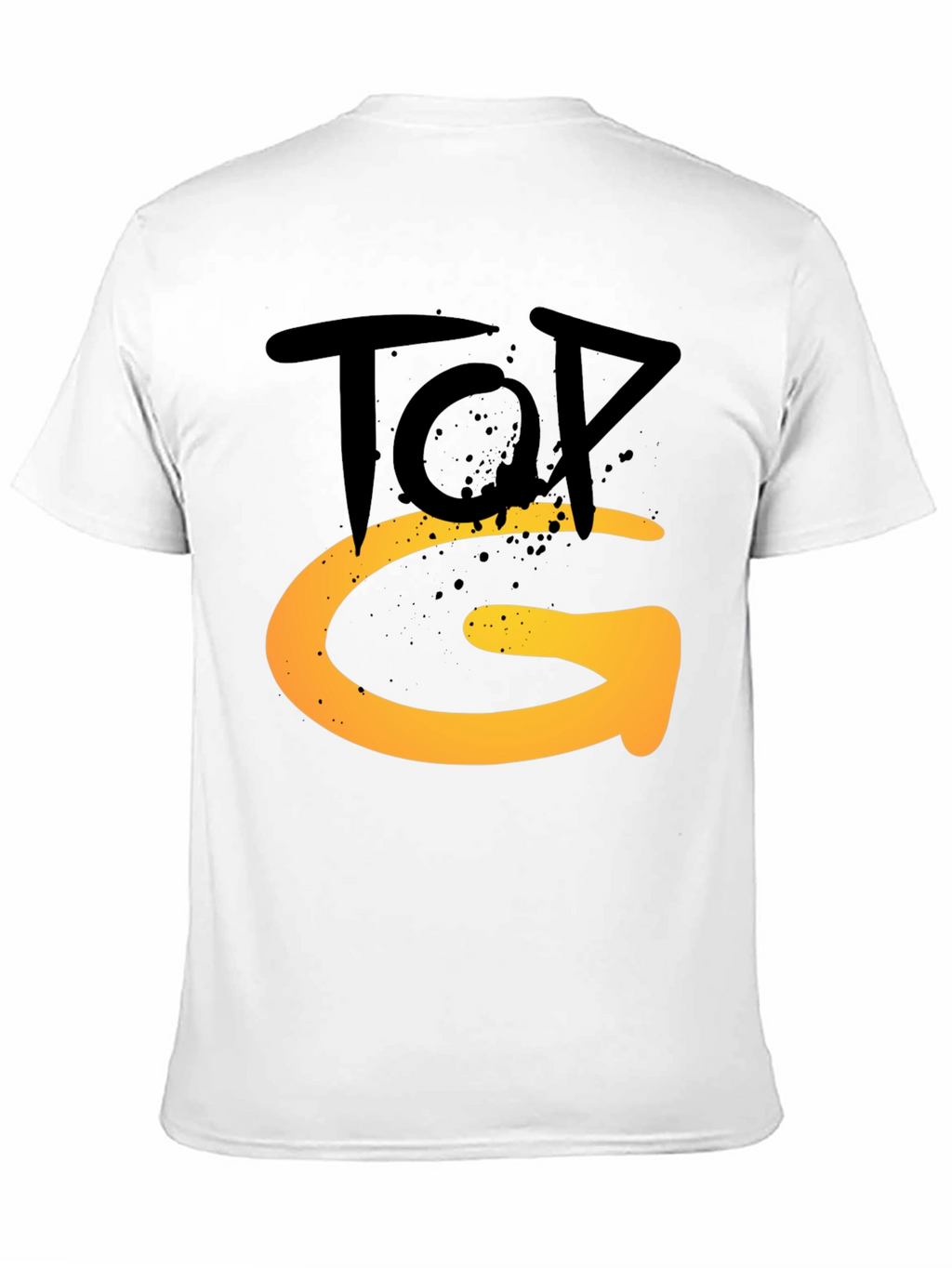 Top G Graphic Tee - Stylish Mens Black T-Shirt