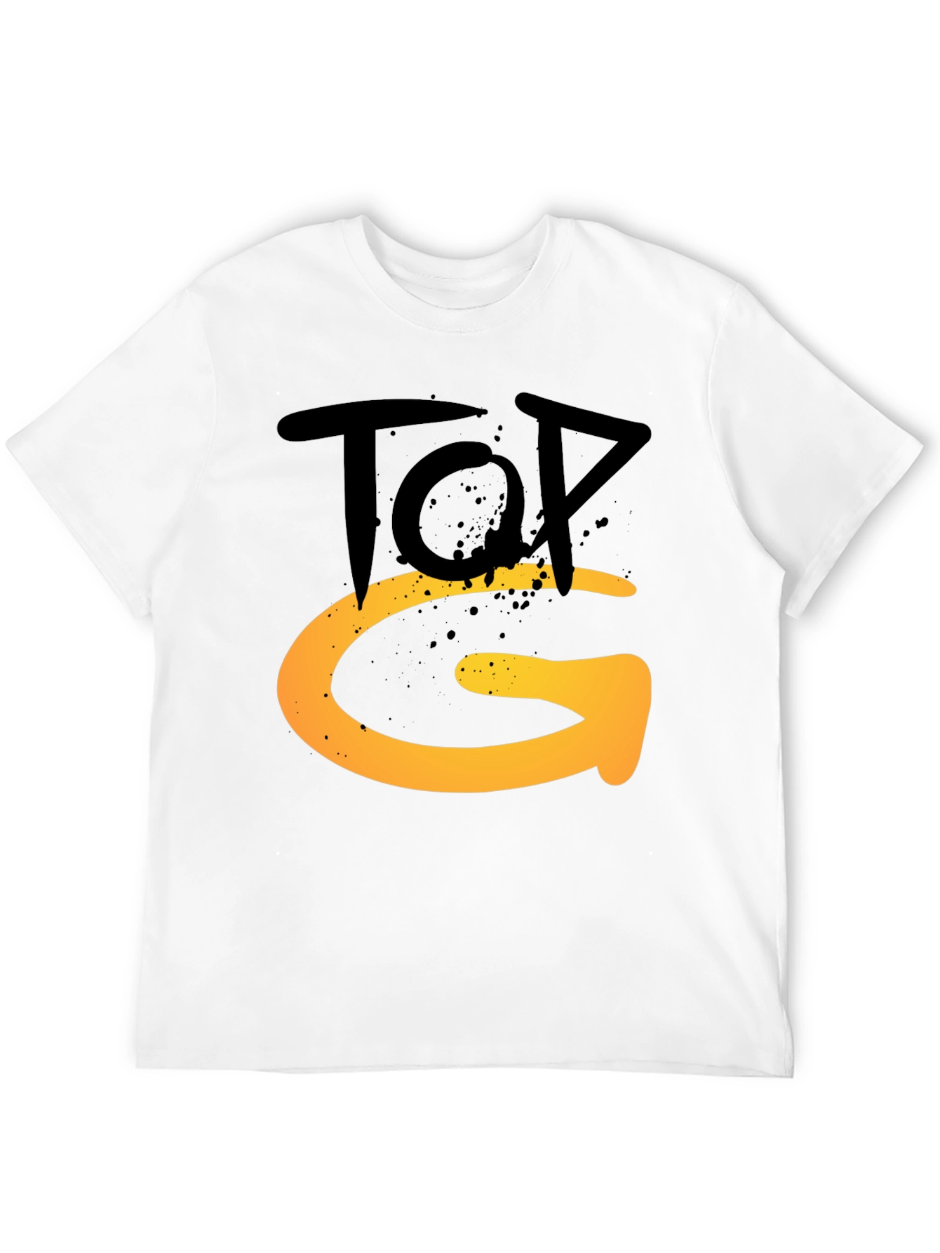 Top G Graphic Tee - Stylish Mens Black T-Shirt