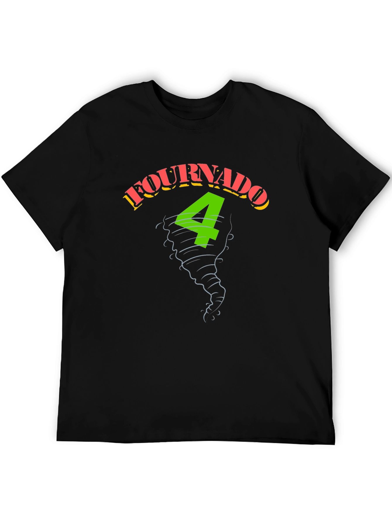 Fournado 4 Graphic Tee - Black Short Sleeve