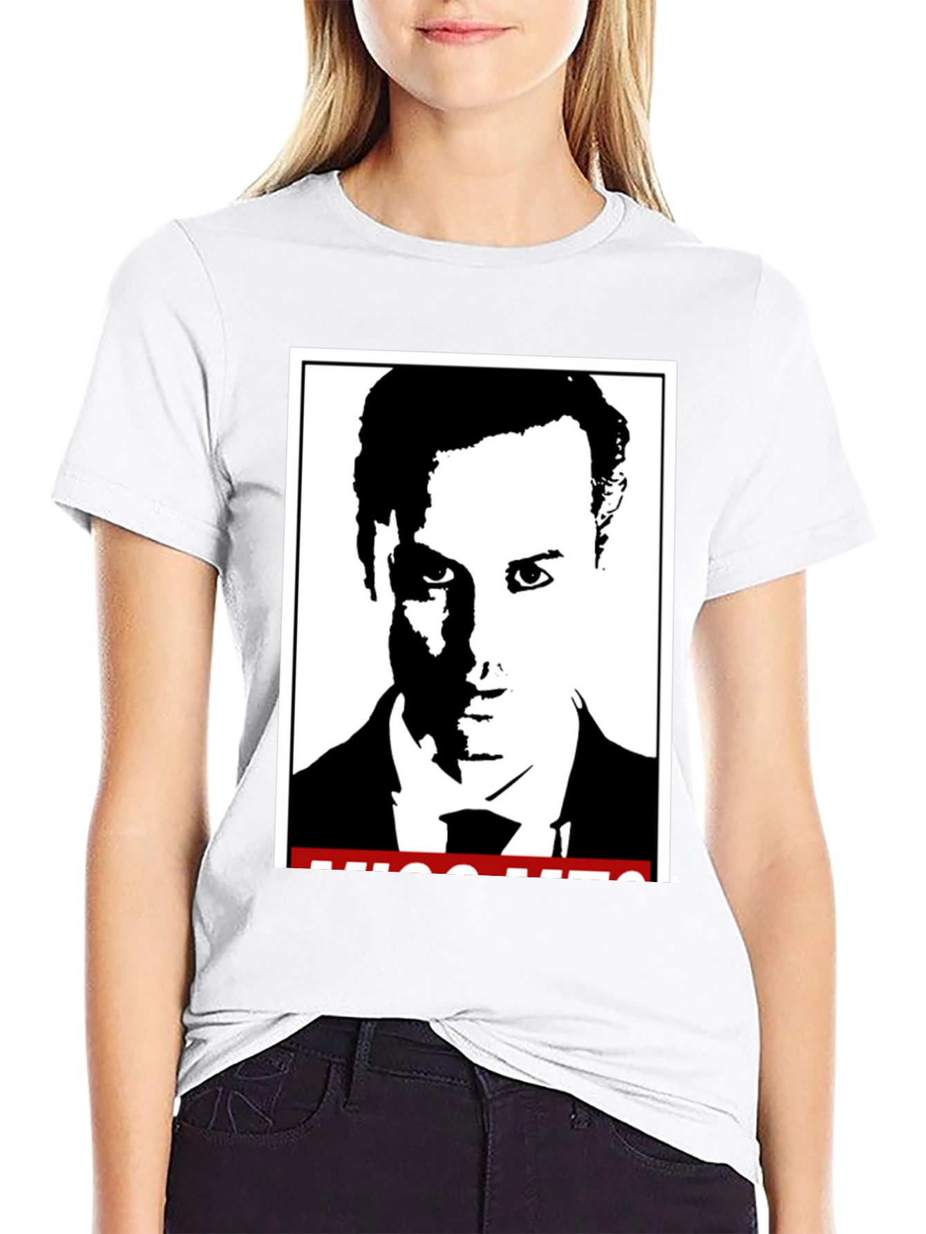 Stylish Black T-Shirt with Graphic Print