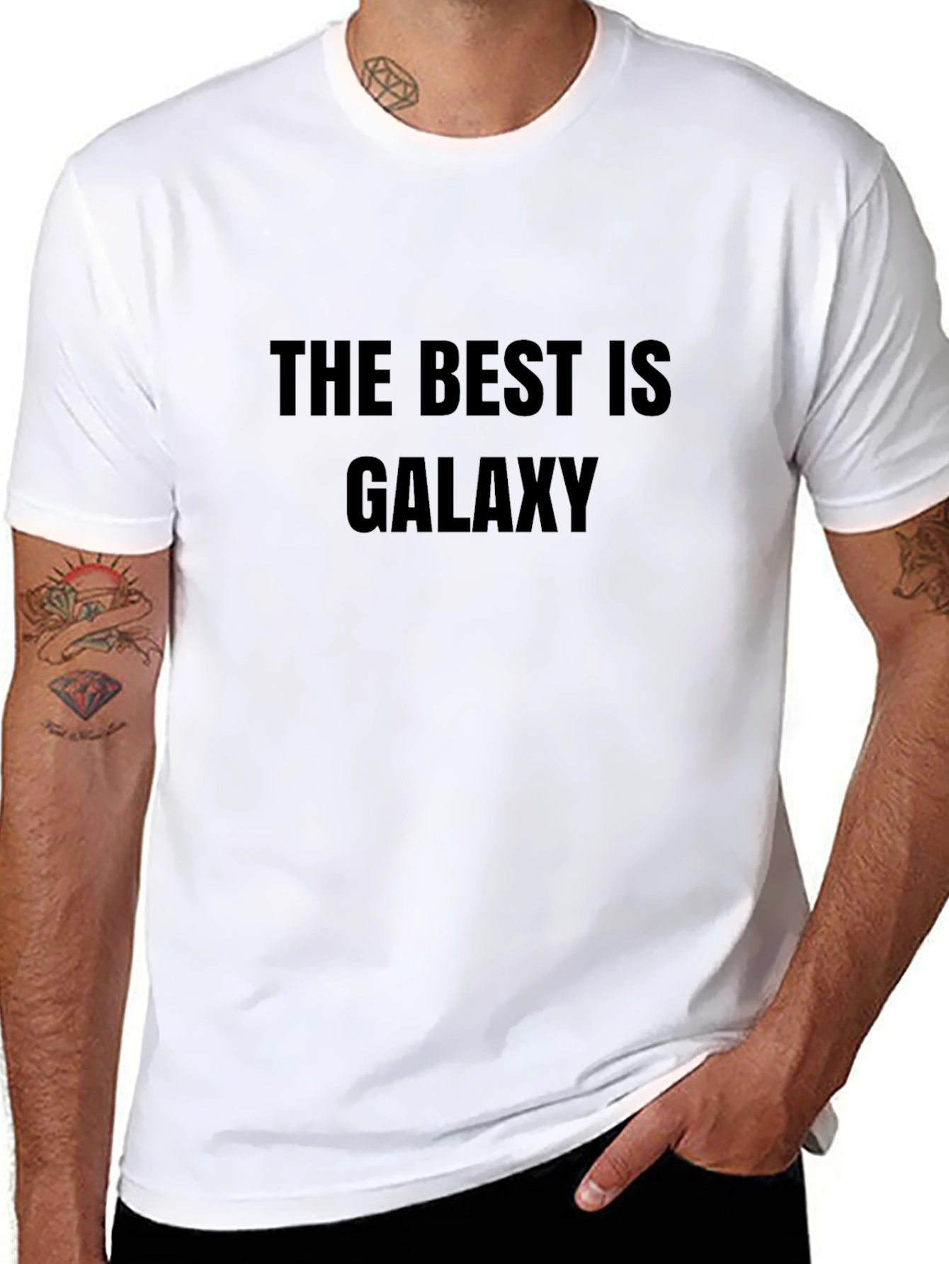 The Best is Galaxy Black T-Shirt