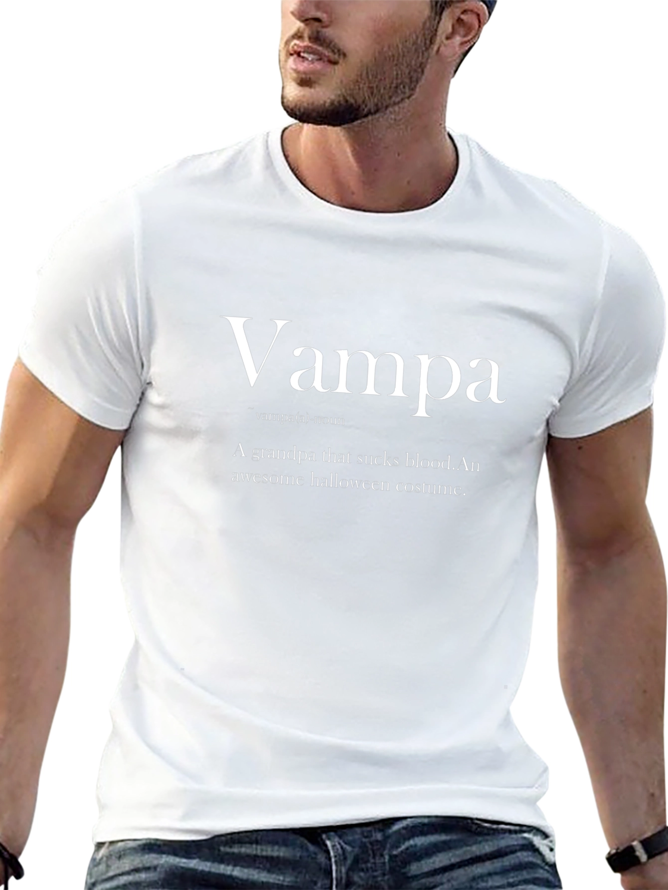 Vampa Grandpa Halloween Costume T-Shirt