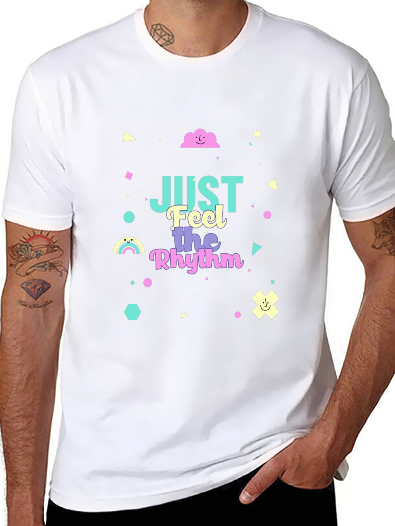 Just Feel The Rhythm Graphic Tee
