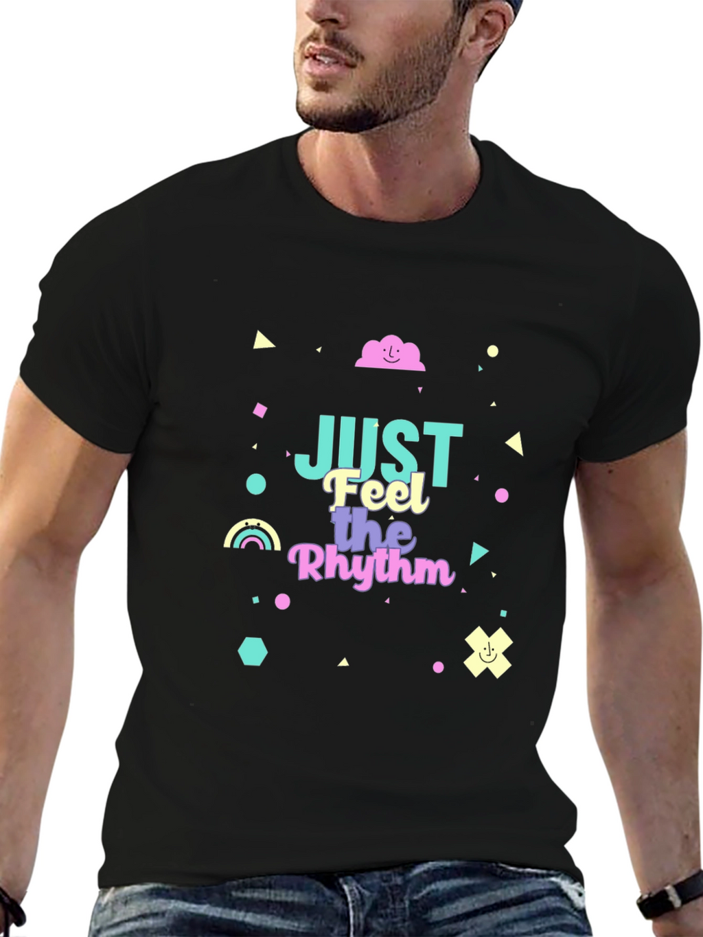 Just Feel The Rhythm Graphic Tee