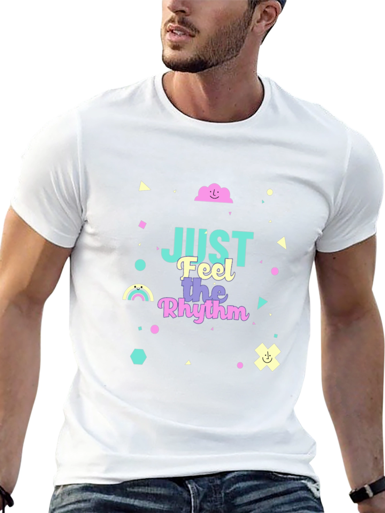 Just Feel The Rhythm Graphic Tee
