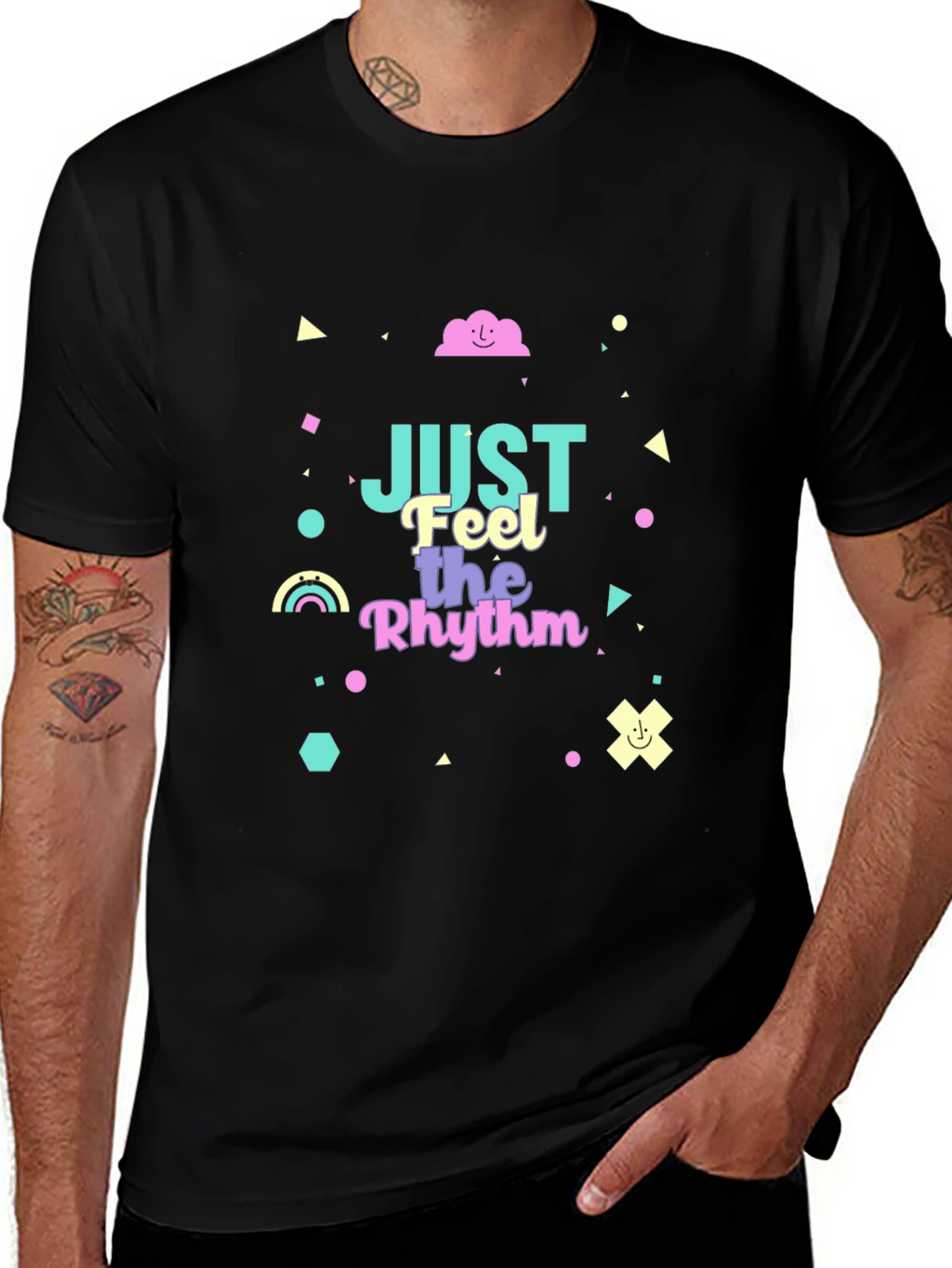 Just Feel The Rhythm Graphic Tee