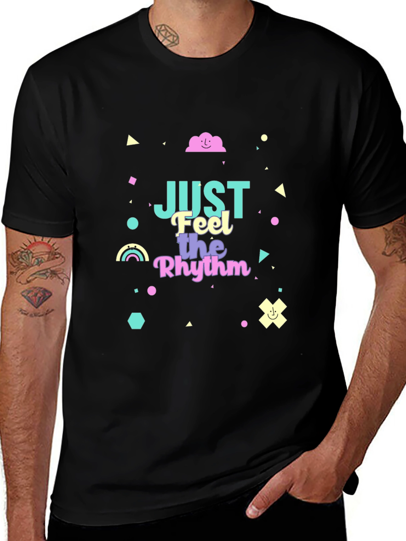Just Feel The Rhythm Graphic Tee
