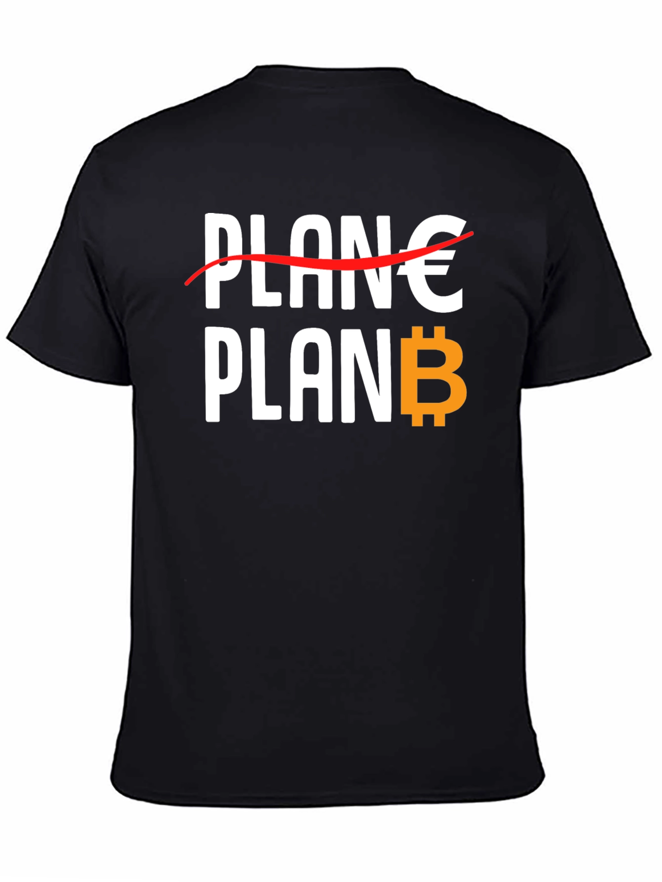 Plan B Bitcoin Black T-Shirt