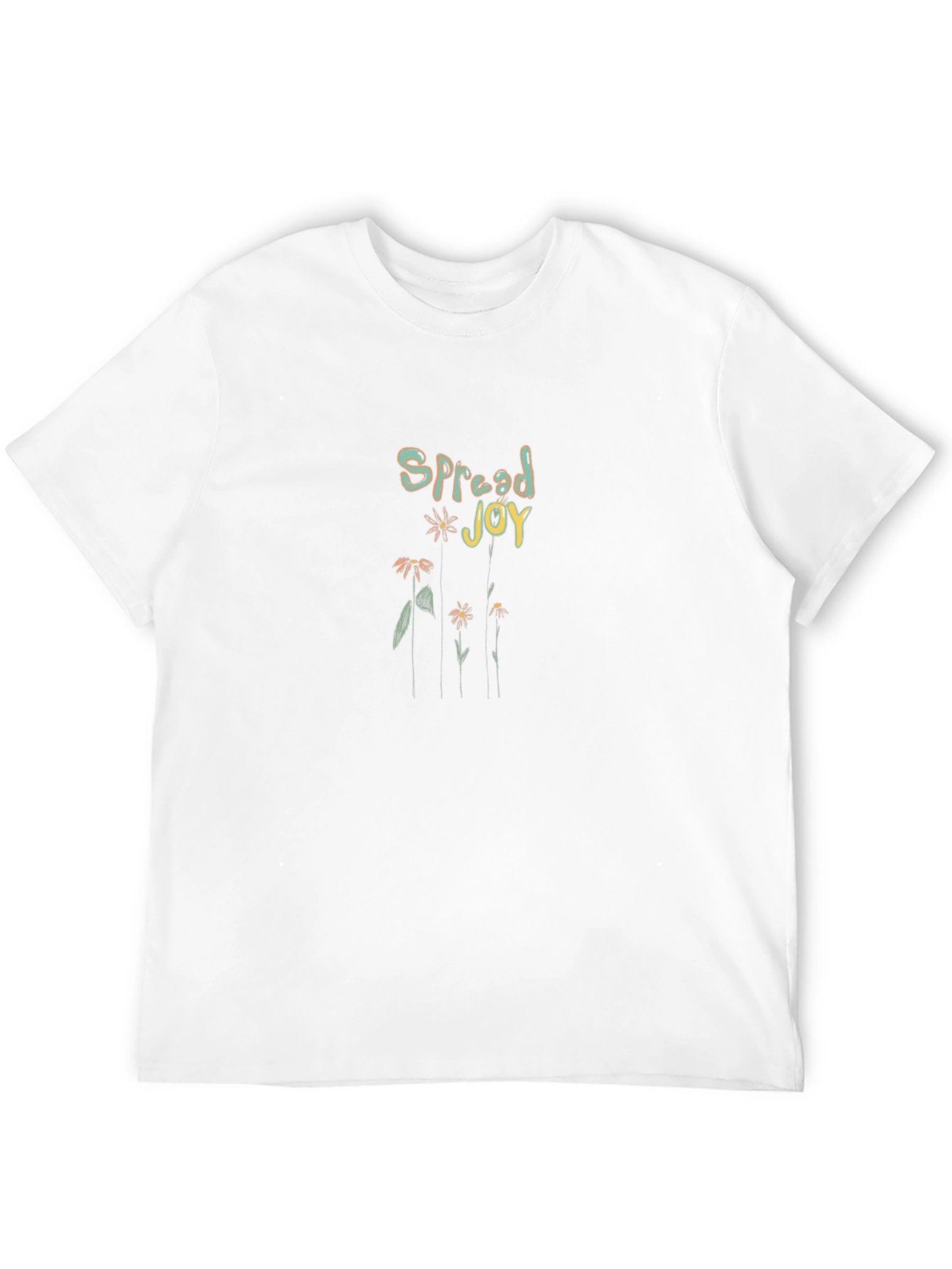 Spread Joy Graphic Tee - Black Casual Shirt