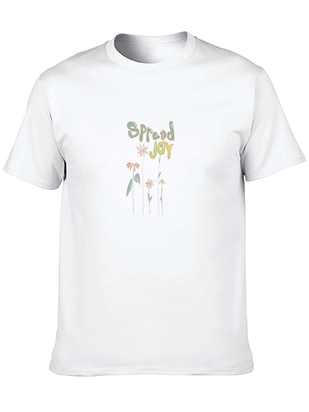 Spread Joy Graphic Tee - Black Casual Shirt