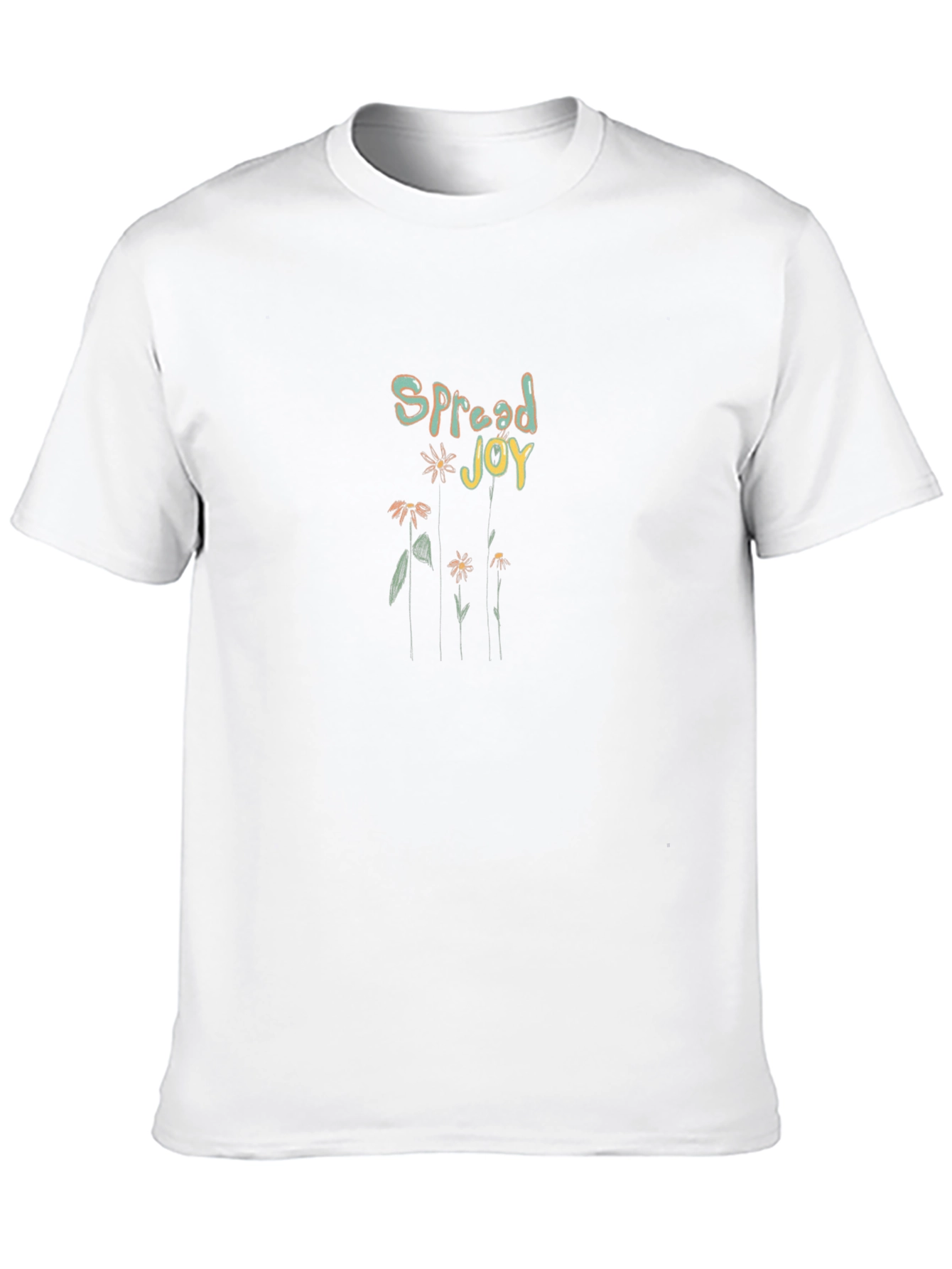 Spread Joy Graphic Tee - Black Casual Shirt