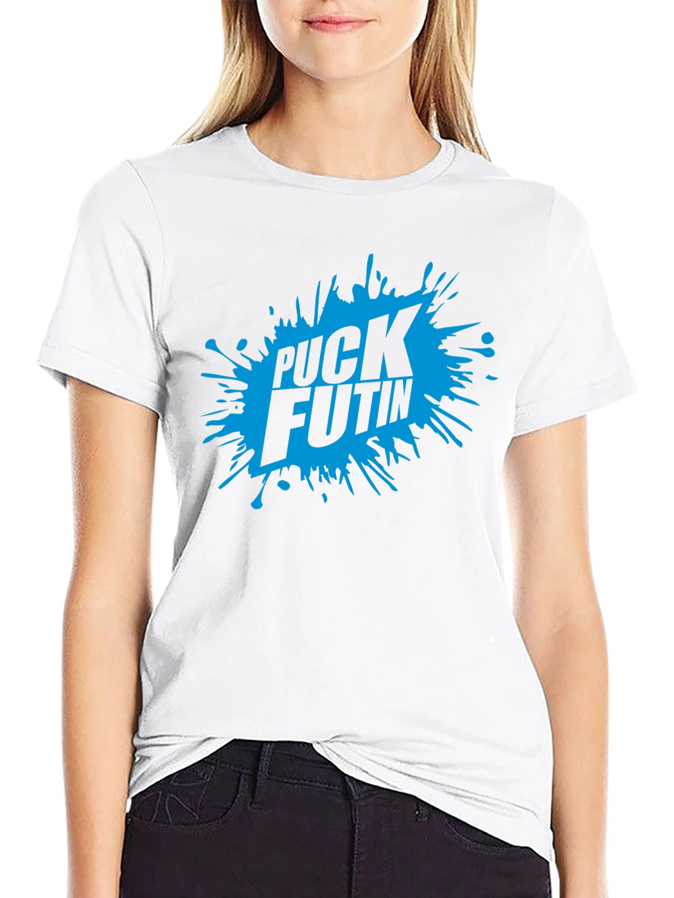 Puck Futin Graphic T-Shirt - Trendy & Bold Design