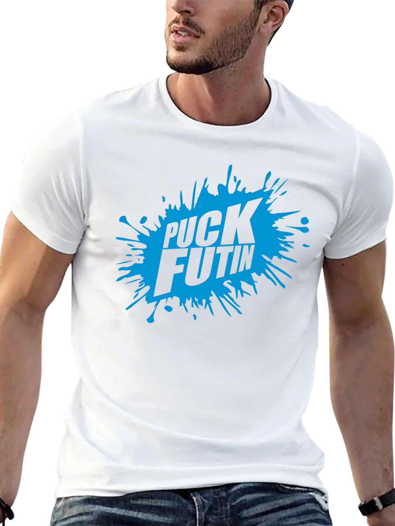 Puck Futin Graphic T-Shirt - Trendy & Bold Design