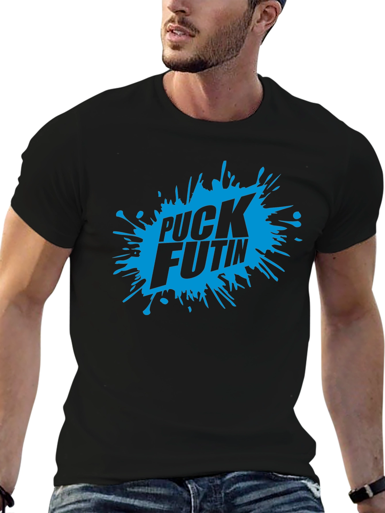 Puck Futin Graphic T-Shirt - Trendy & Bold Design