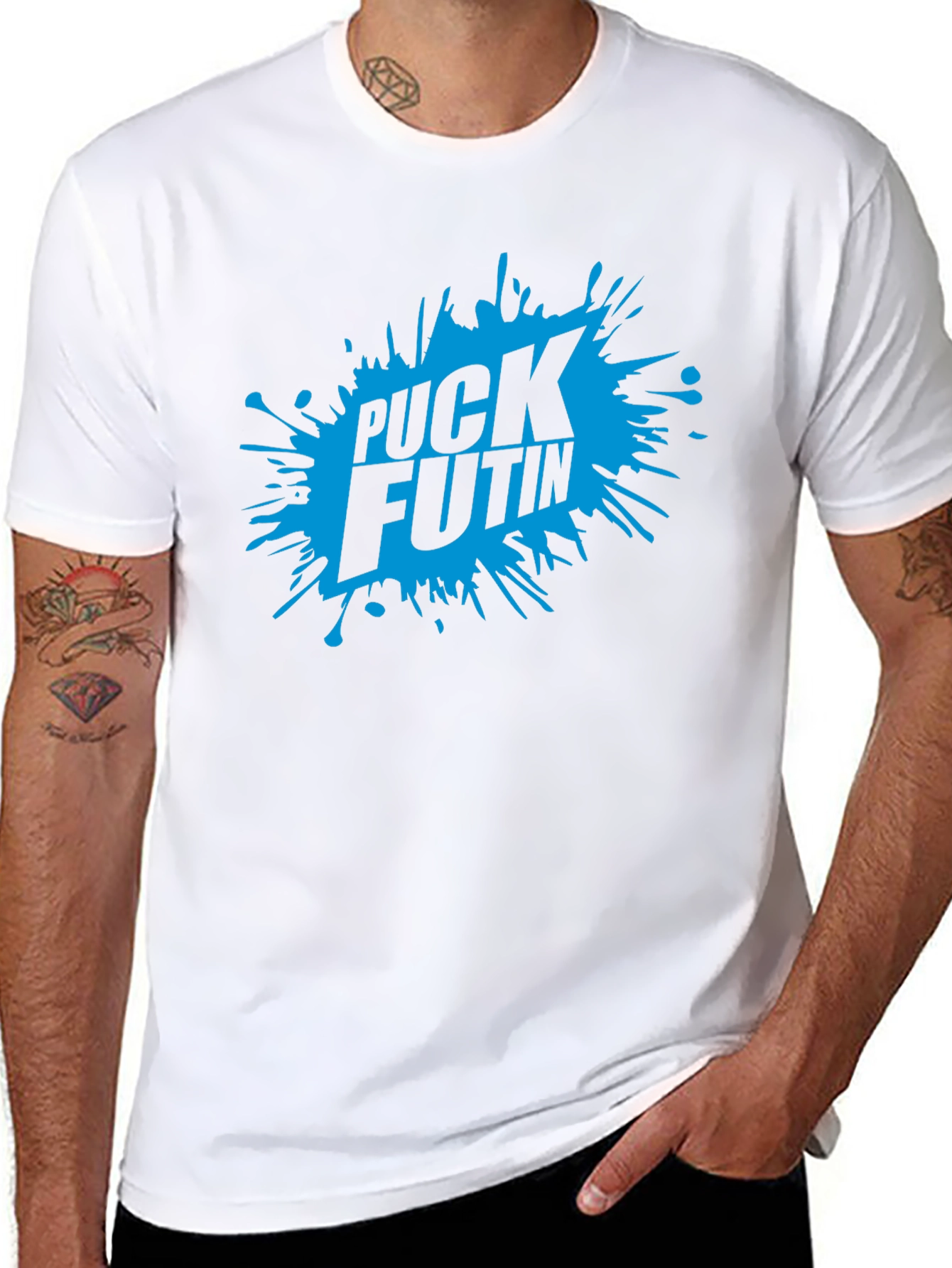 Puck Futin Graphic T-Shirt - Trendy & Bold Design