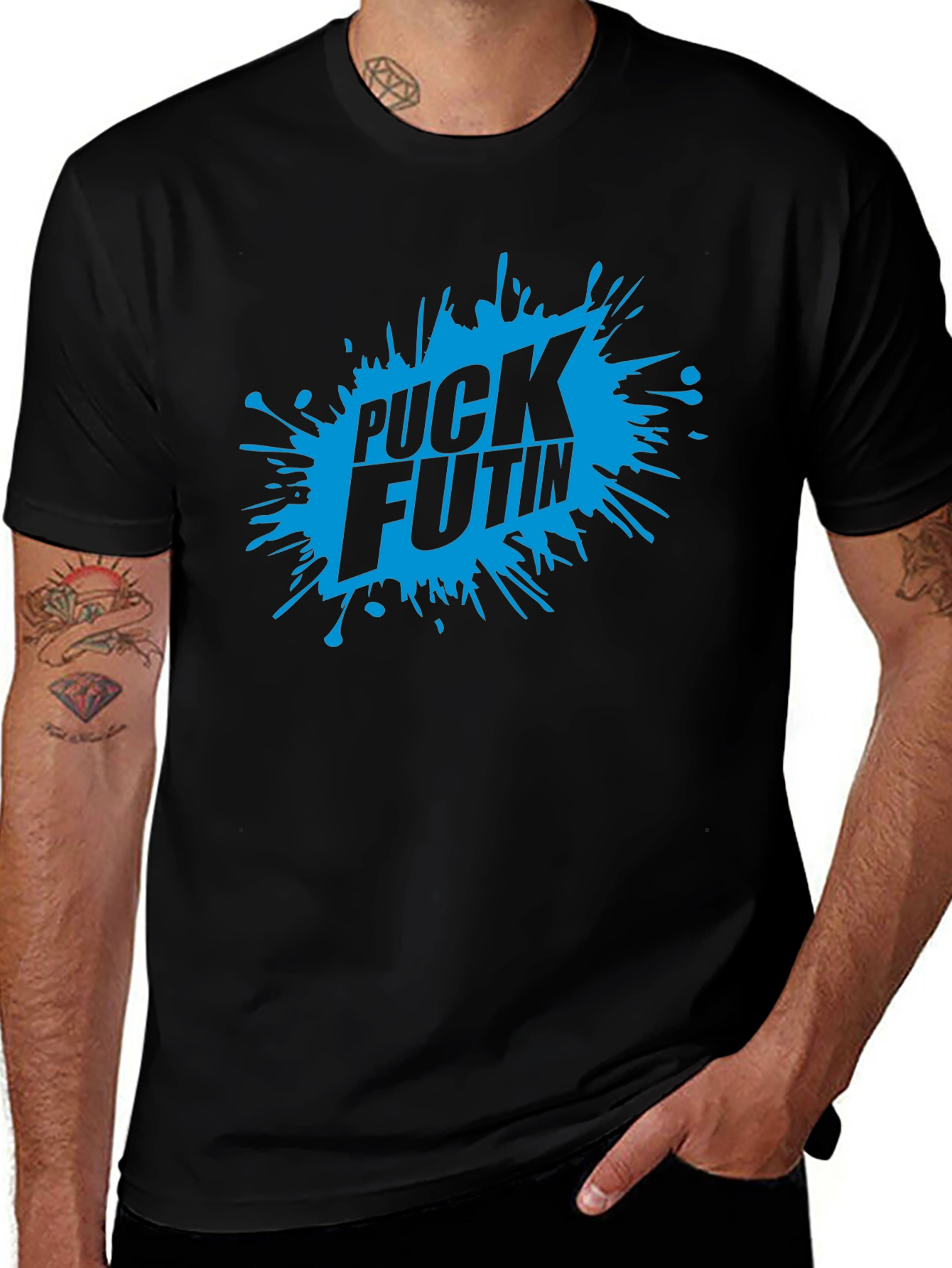Puck Futin Graphic T-Shirt - Trendy & Bold Design
