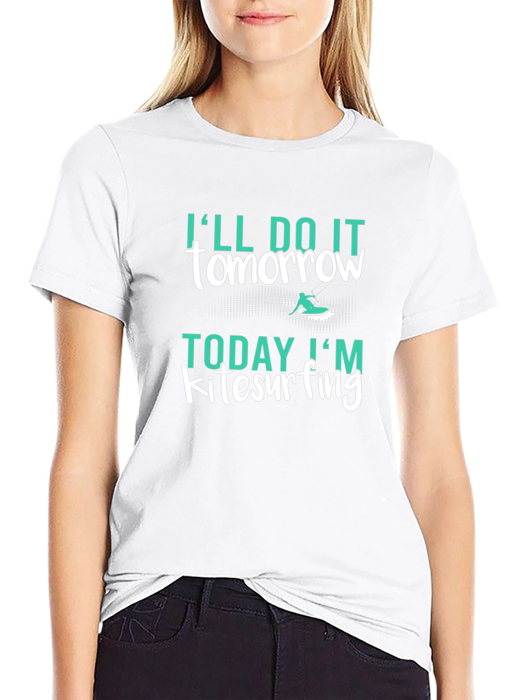 Kitesurfing T-Shirt: Ill Do It Tomorrow