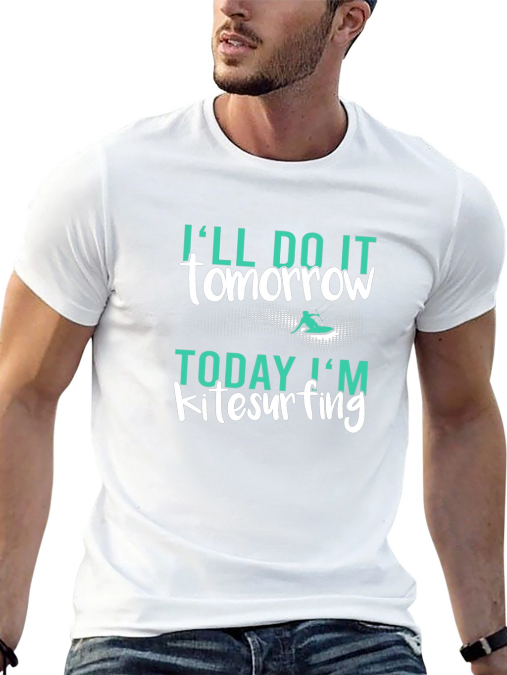Kitesurfing T-Shirt: Ill Do It Tomorrow