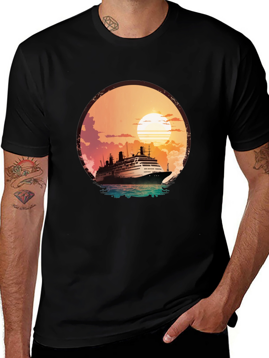 Sunset Cruise Graphic T-Shirt