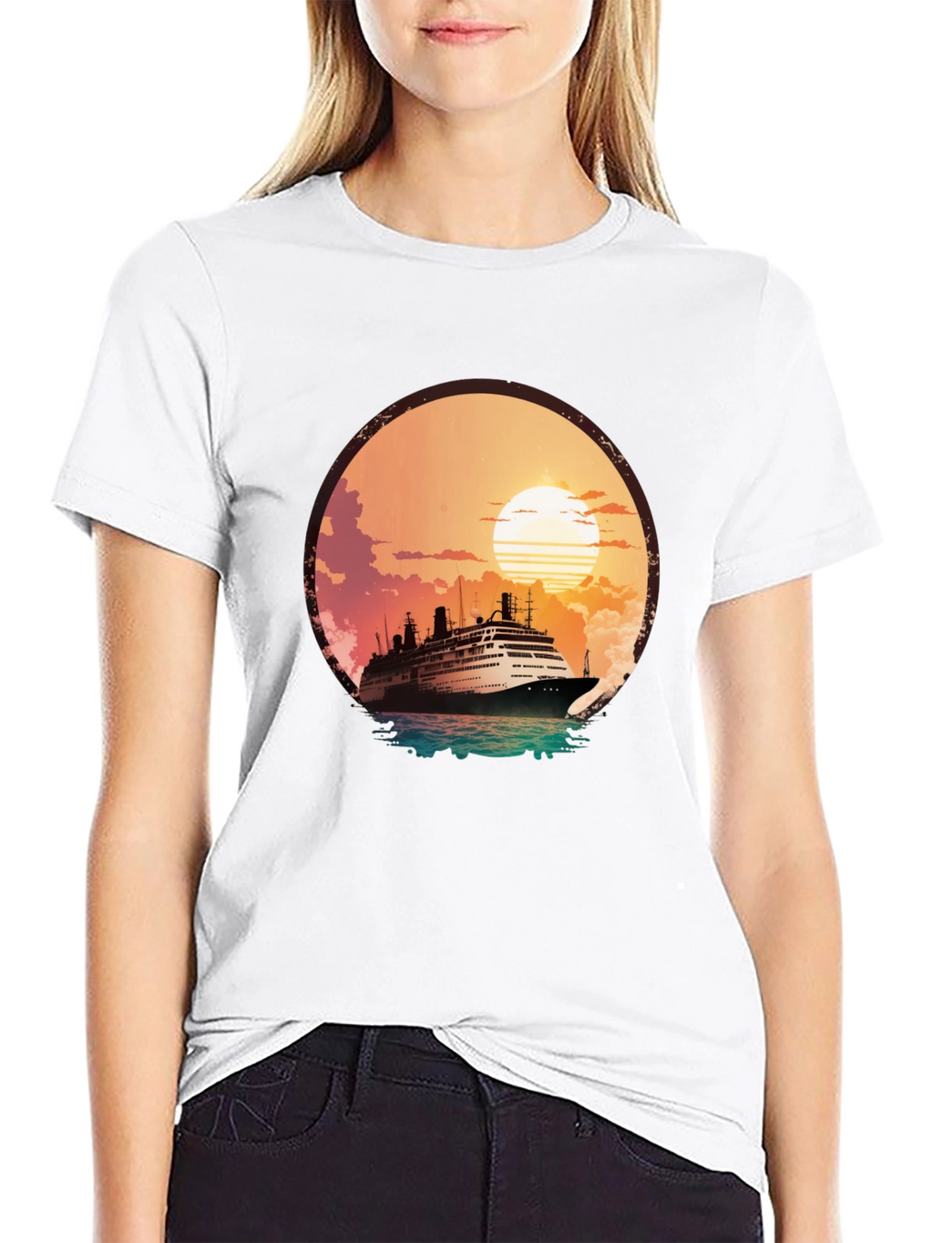 Sunset Cruise Graphic T-Shirt