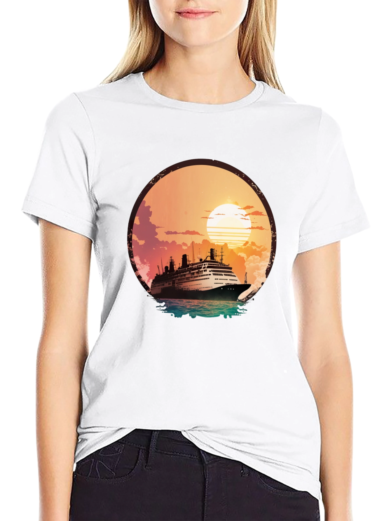 Sunset Cruise Graphic T-Shirt