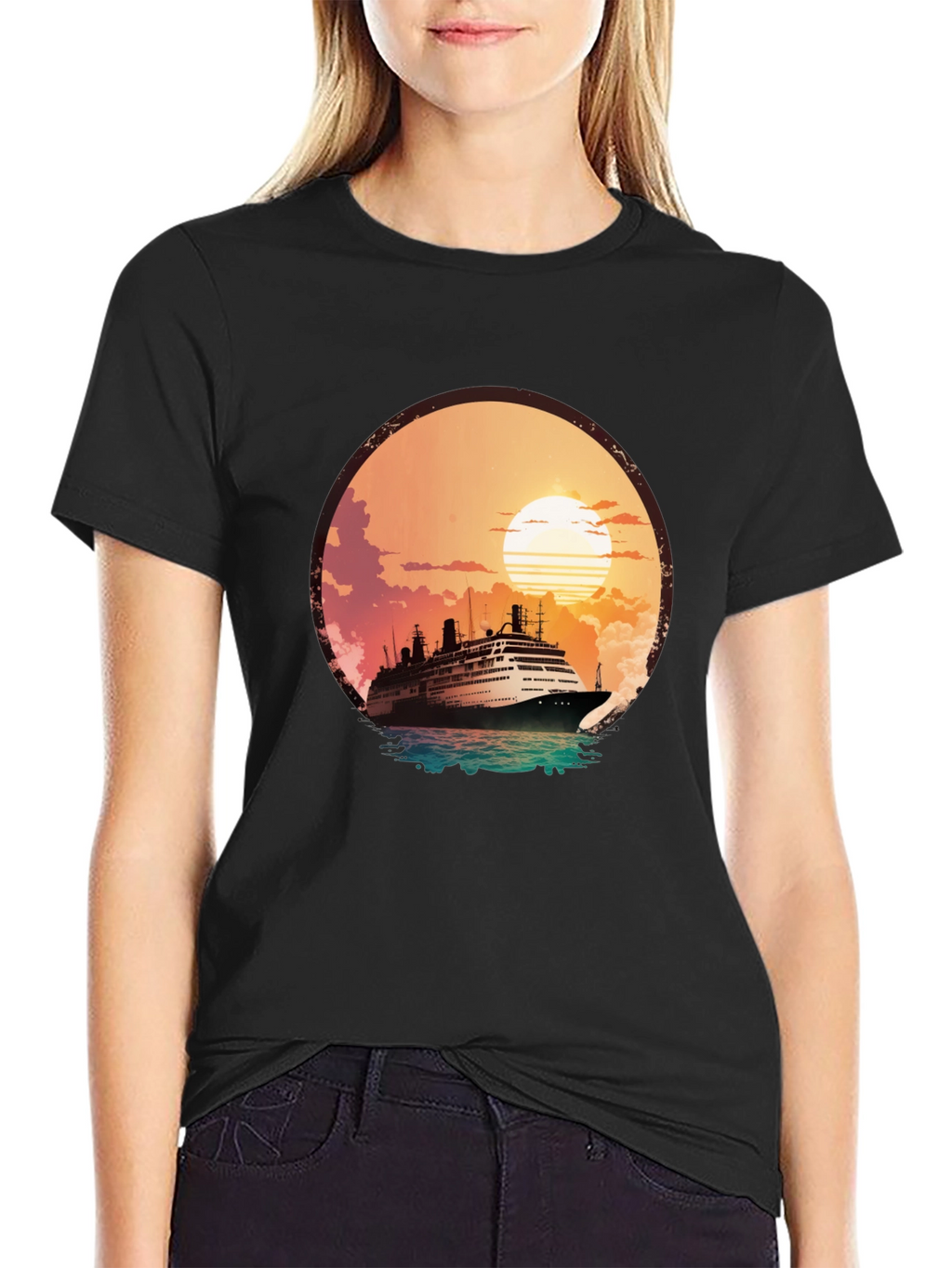 Sunset Cruise Graphic T-Shirt