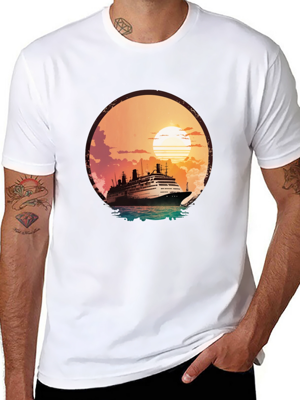 Sunset Cruise Graphic T-Shirt