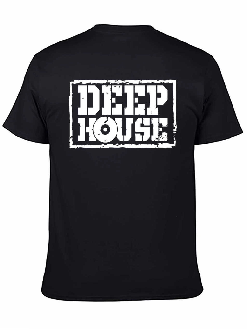 Deep House Black Graphic Tee Shirt