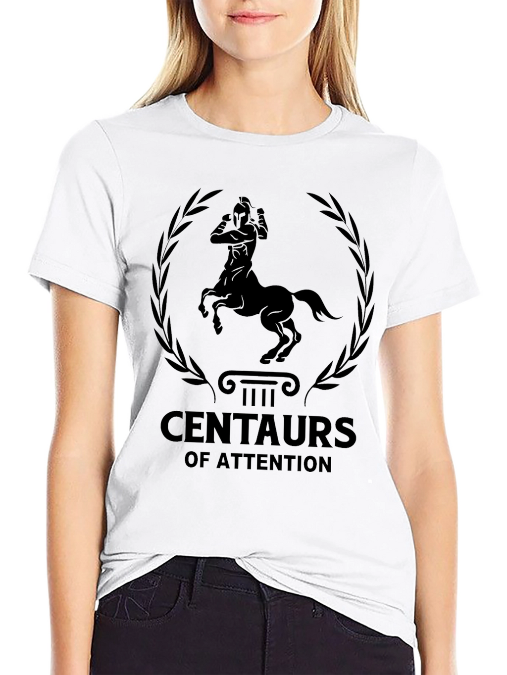 Centaur of Attention Graphic Tee - Black