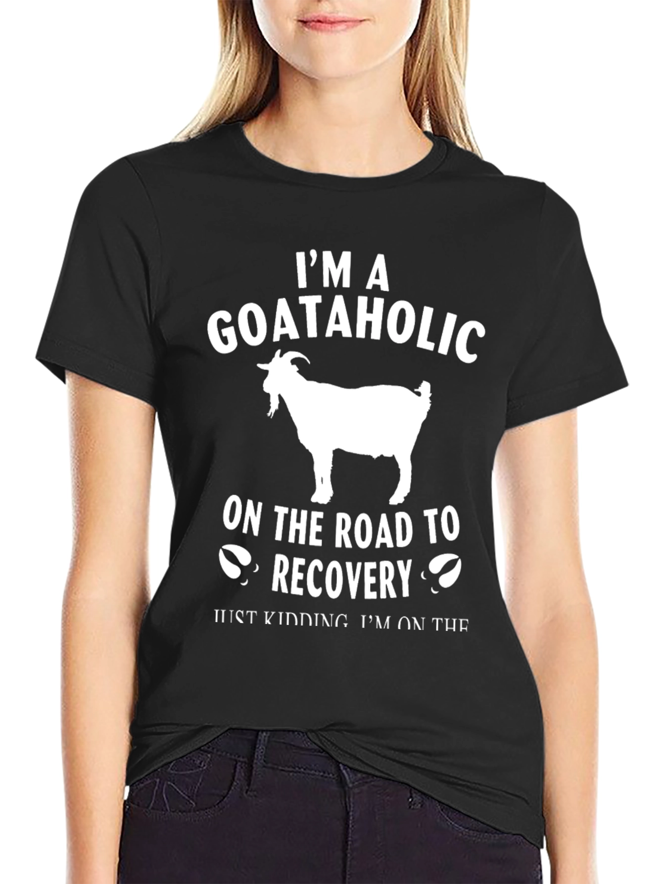 Goataholic T-Shirt: Funny Goat Lover Tee
